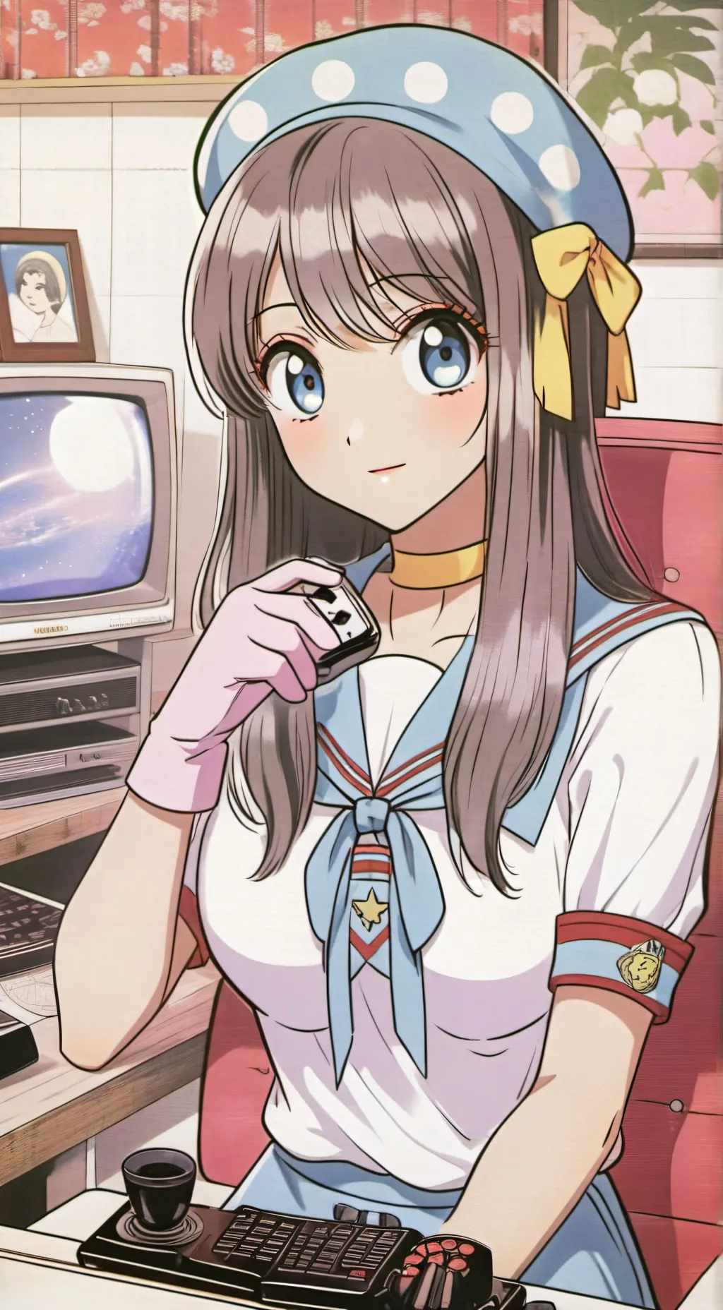 ai character: sofia  background