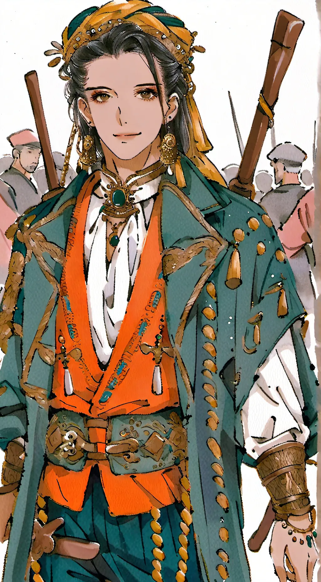 ai character: Sushi background