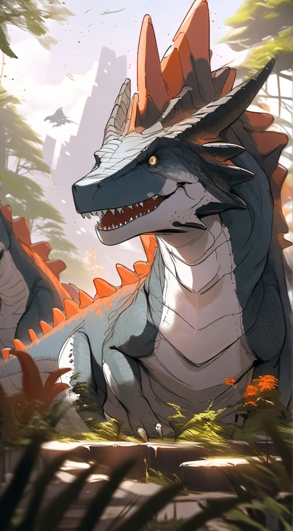 ai character: principal sitio a  background