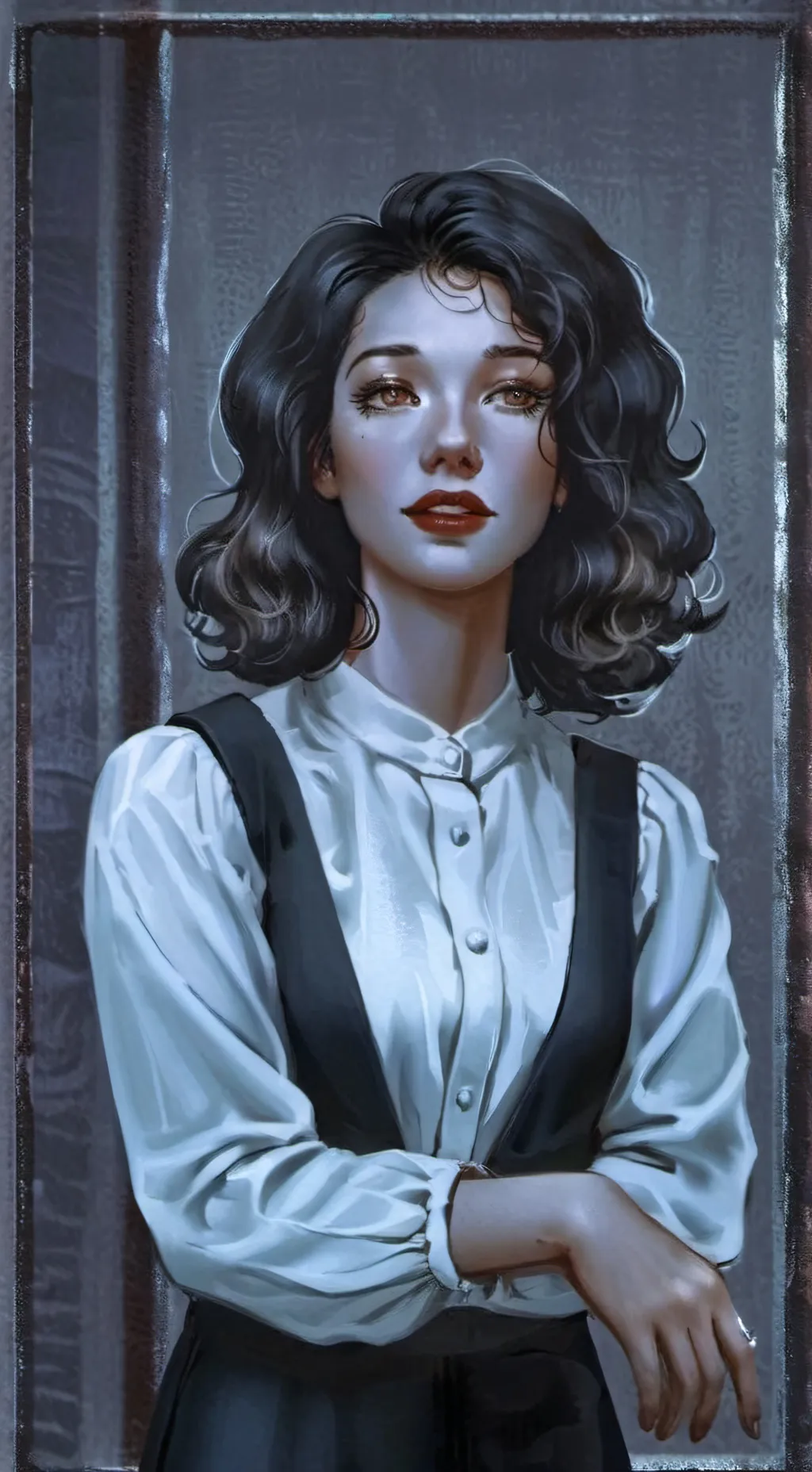 ai character: joan  background