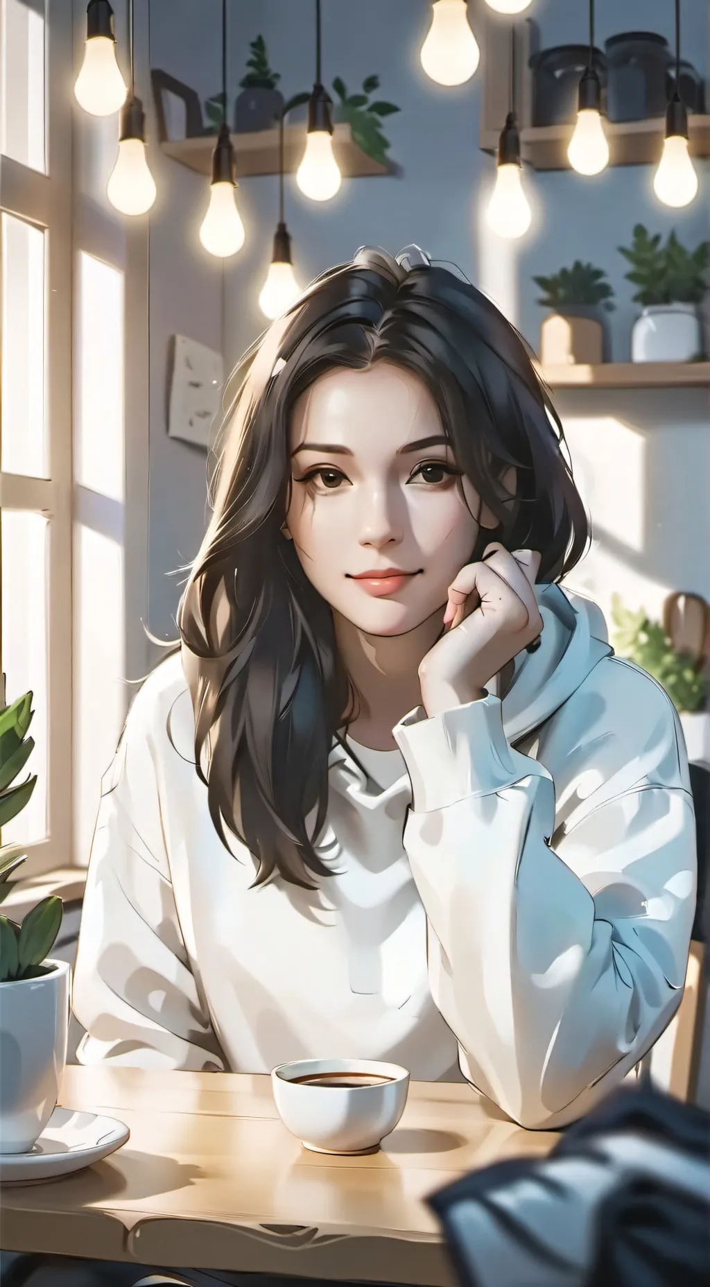 ai character: Nova Rae. background