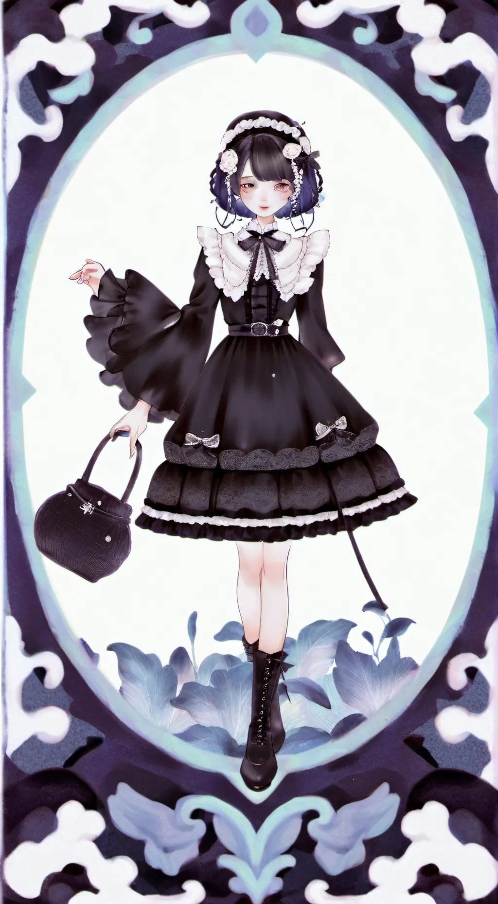 ai character: Crk beach! background