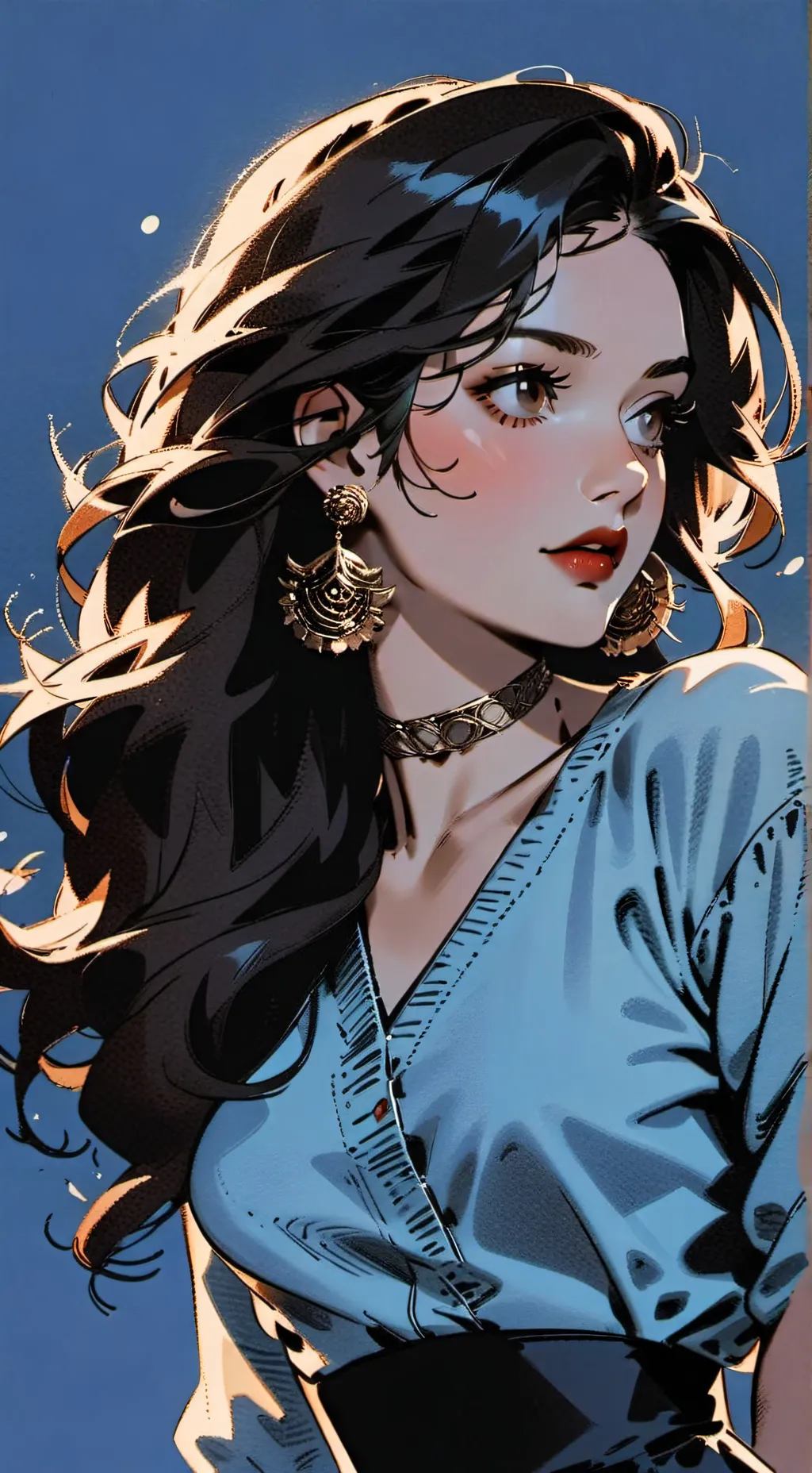 ai character: girlfriend  background