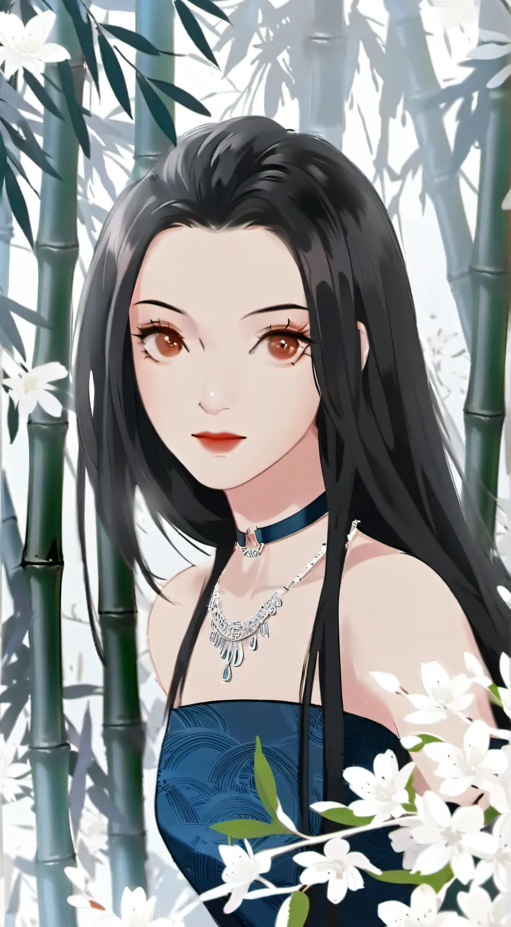 ai character: tanjiro Komodo  background