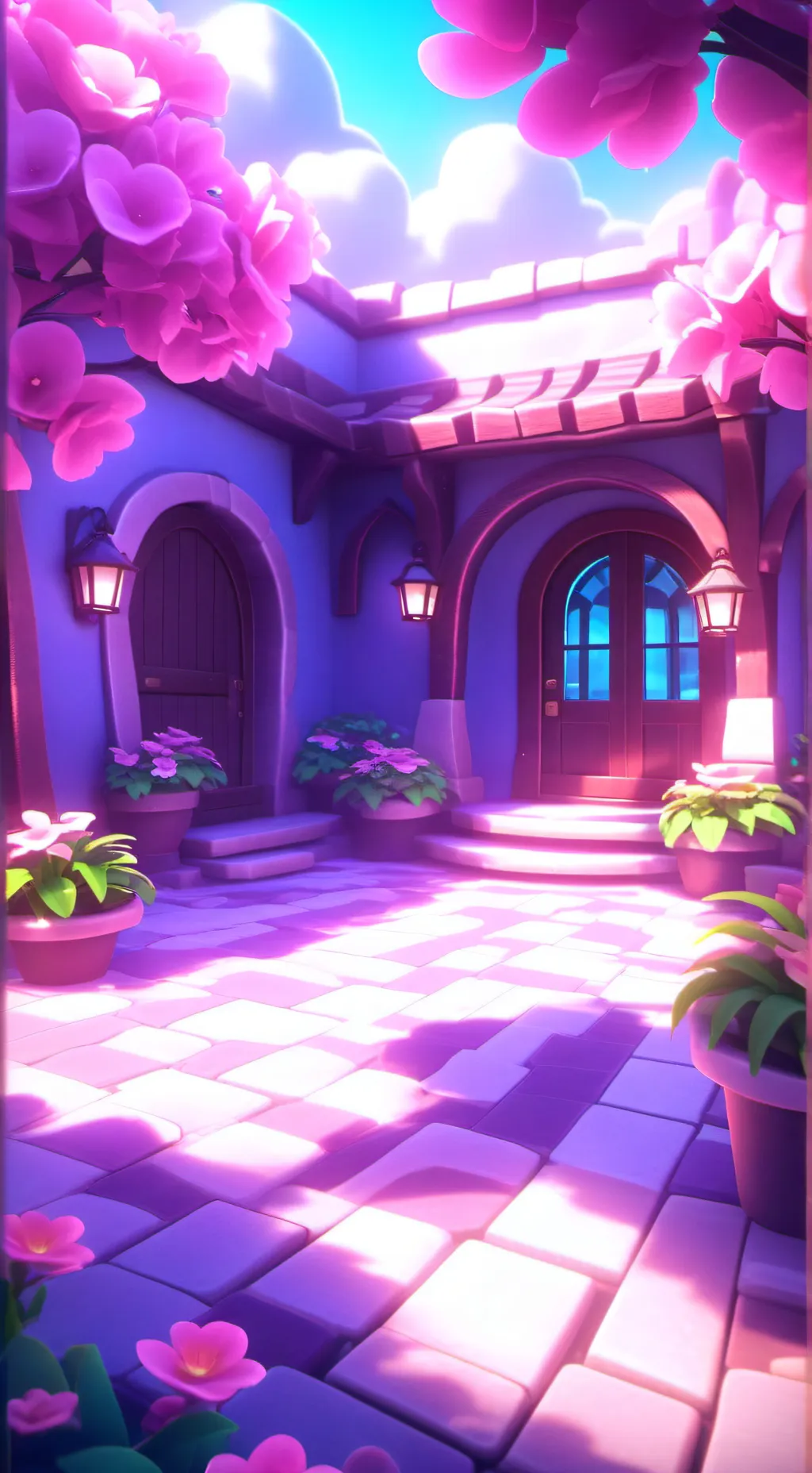 ai character: Grow a garden humn background