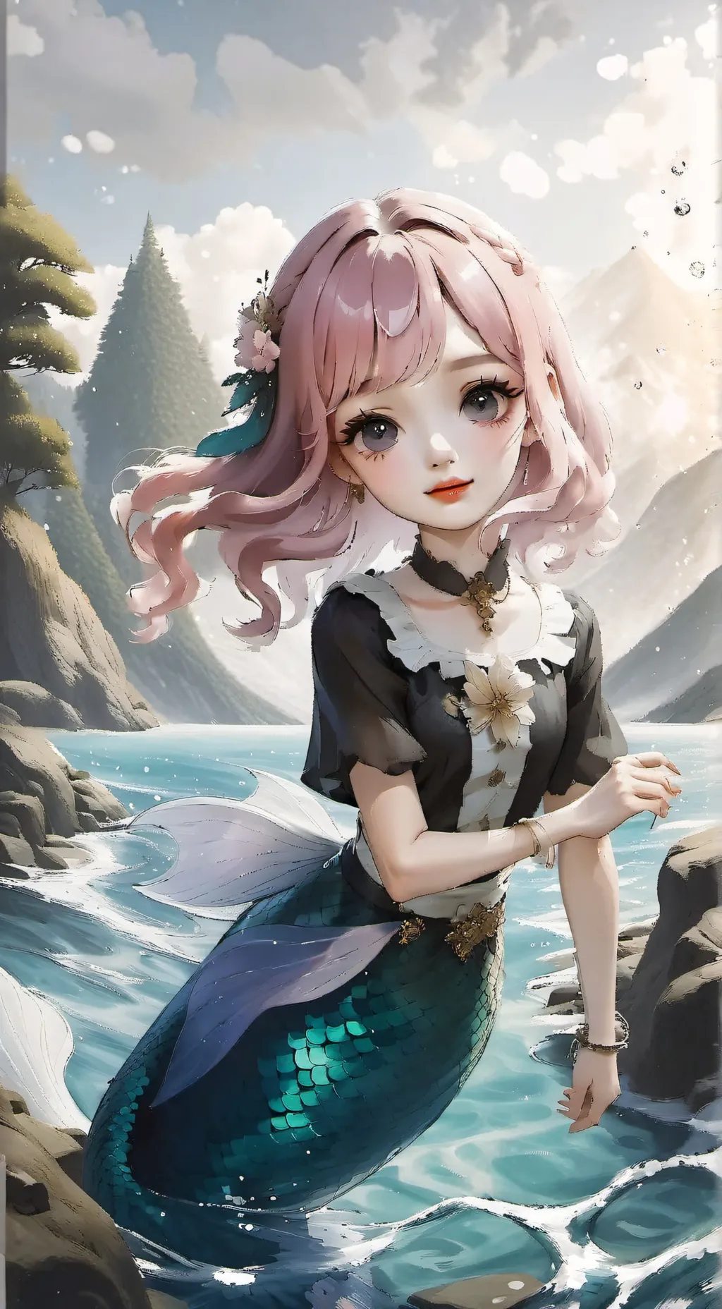 ai character: 🧜‍♀️DW Mermaids background