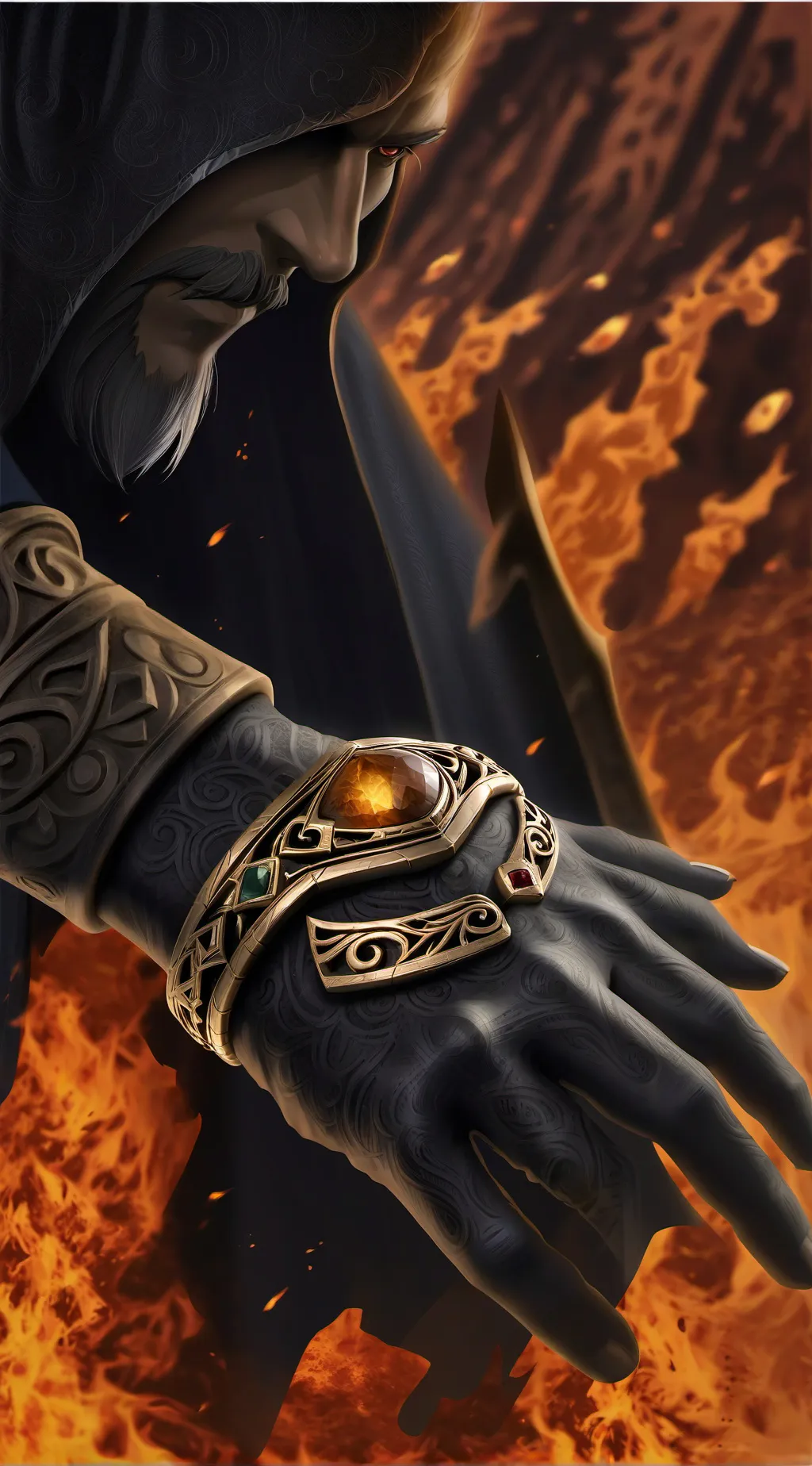 ai character: Shelly and vee background