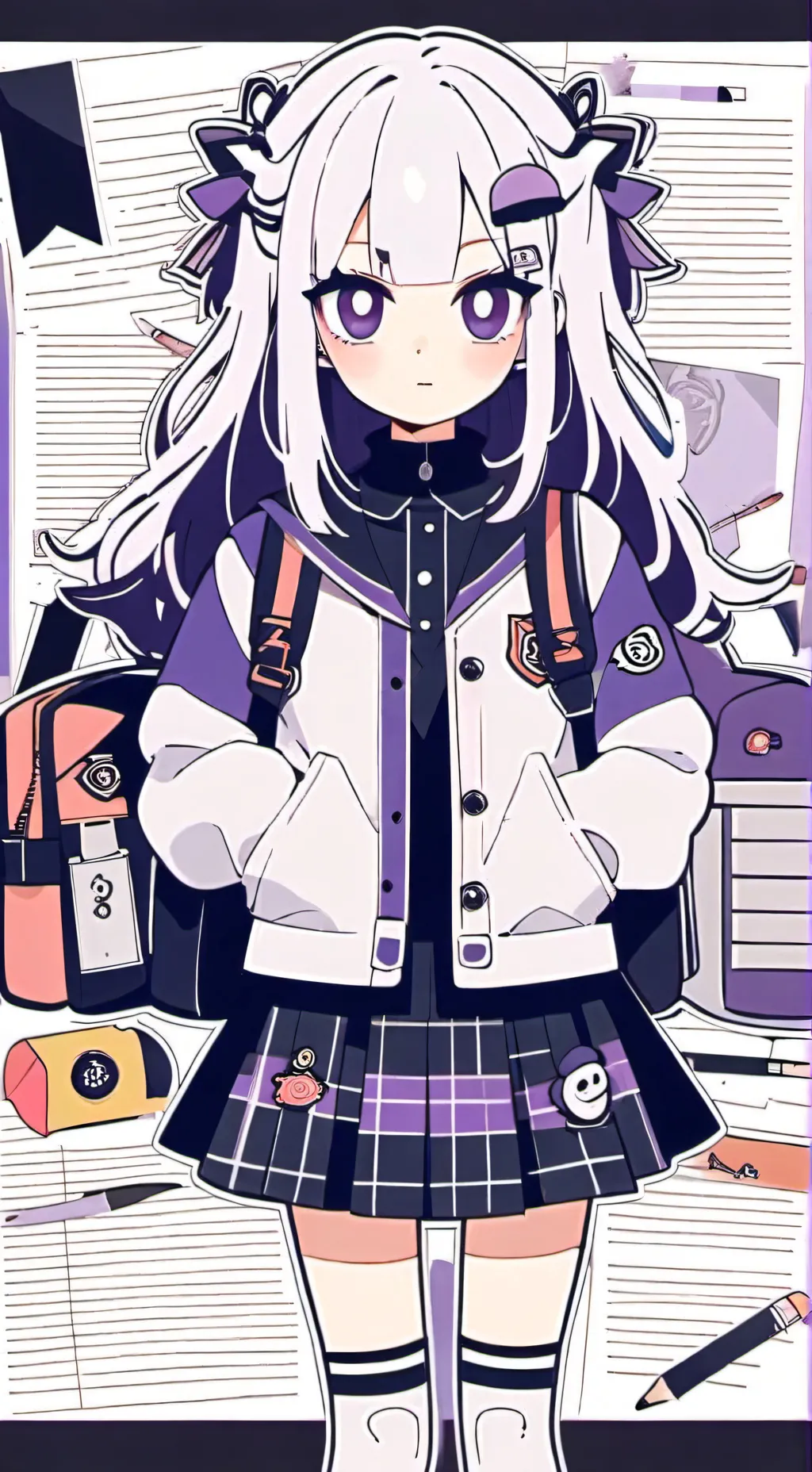 ai character: Lily background