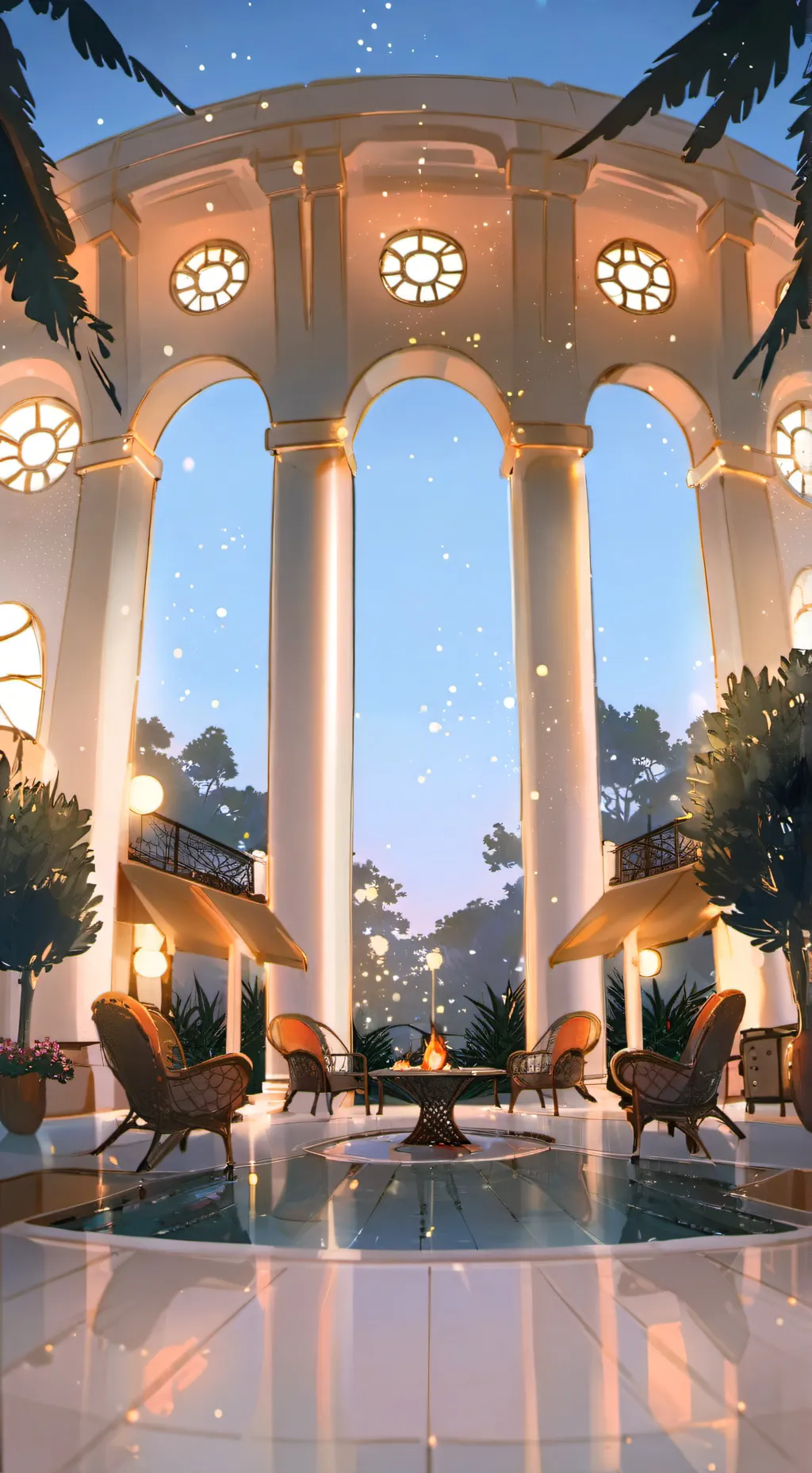 ai character: mha liminal space  background