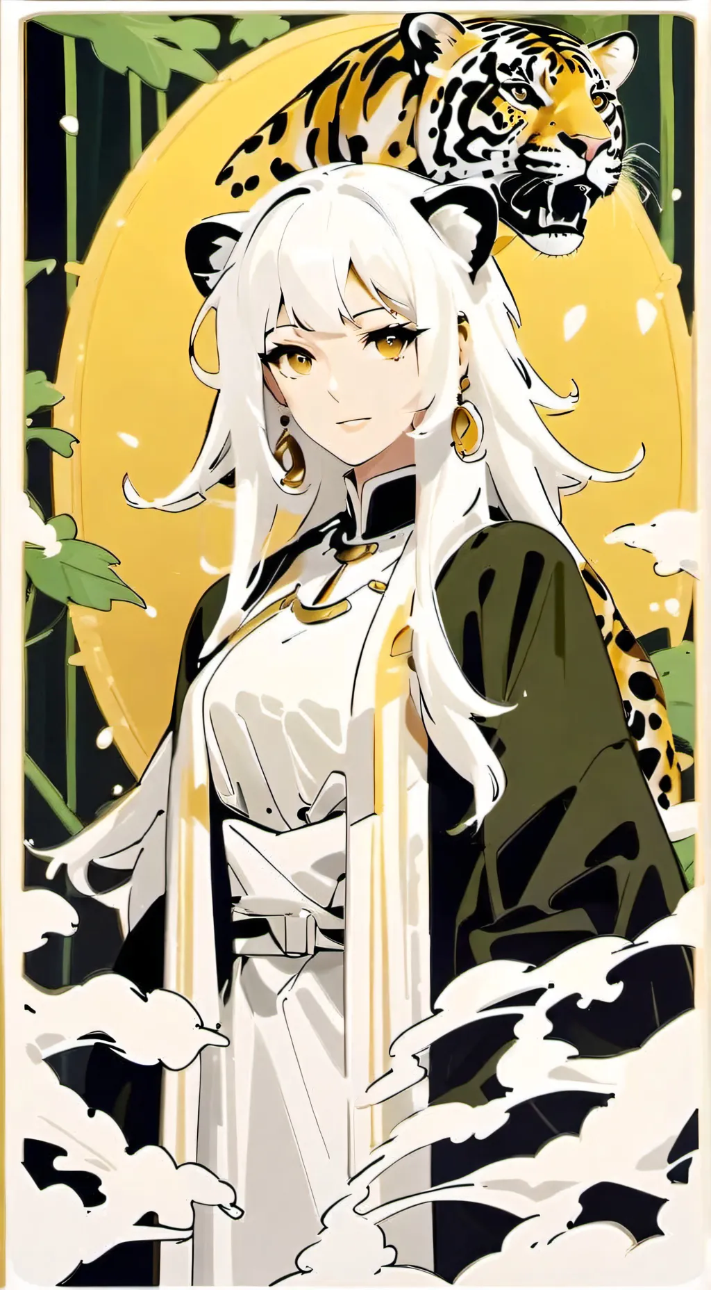 ai character: Deena the jaguar  background