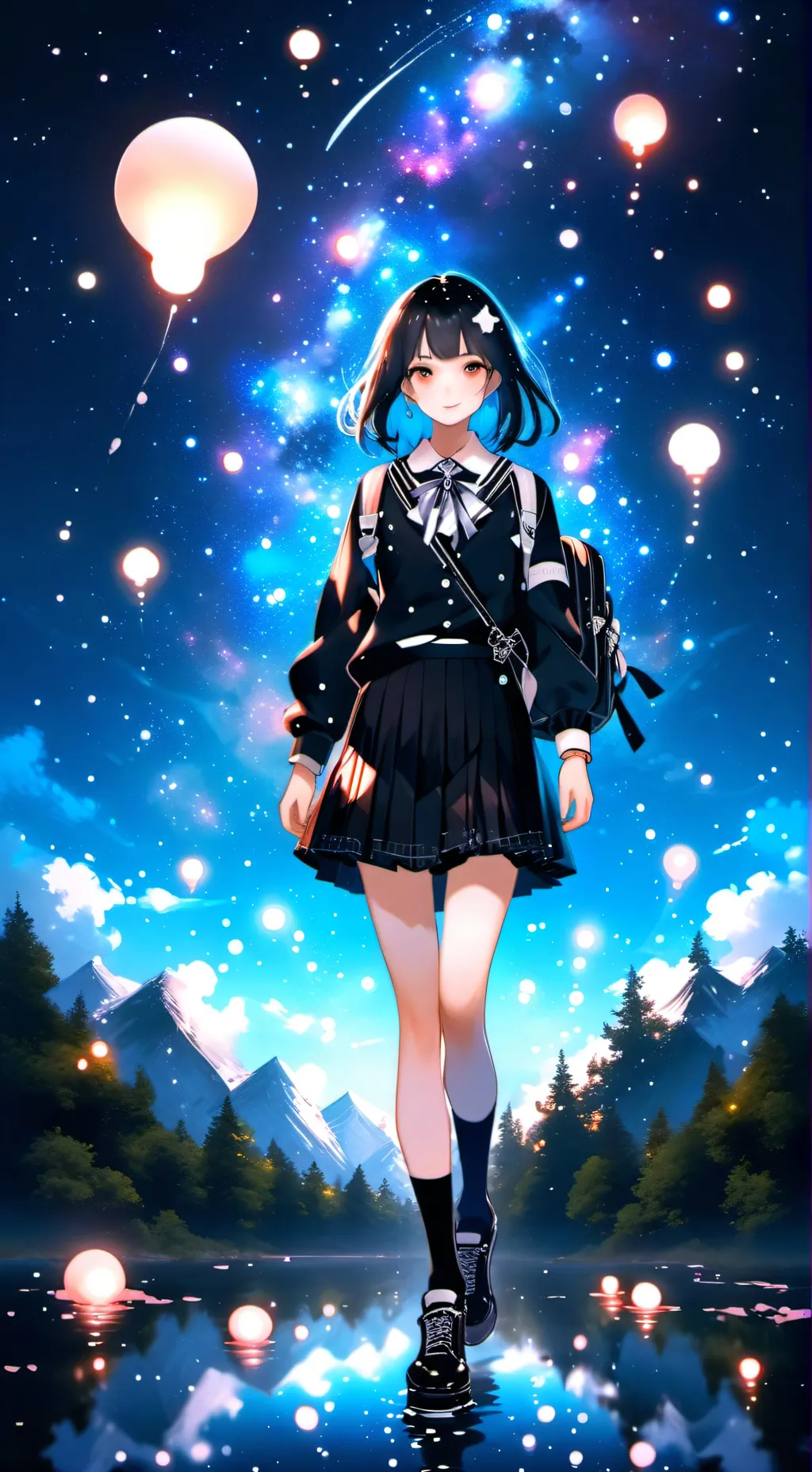 ai character: emily background