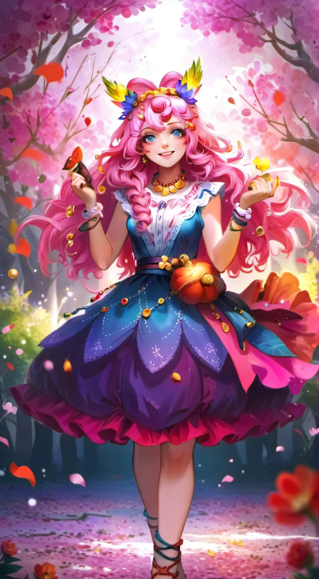 ai character: Indigo the Piñata background