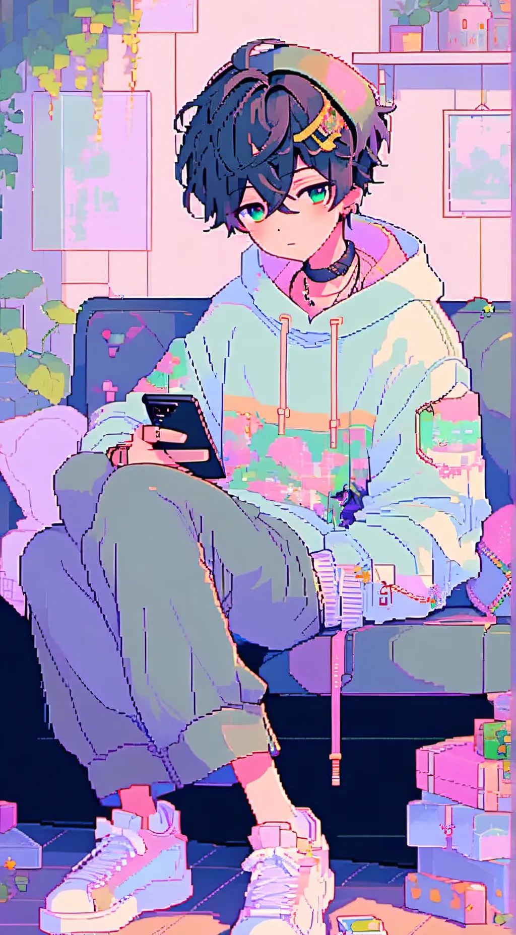 ai character: Ash background