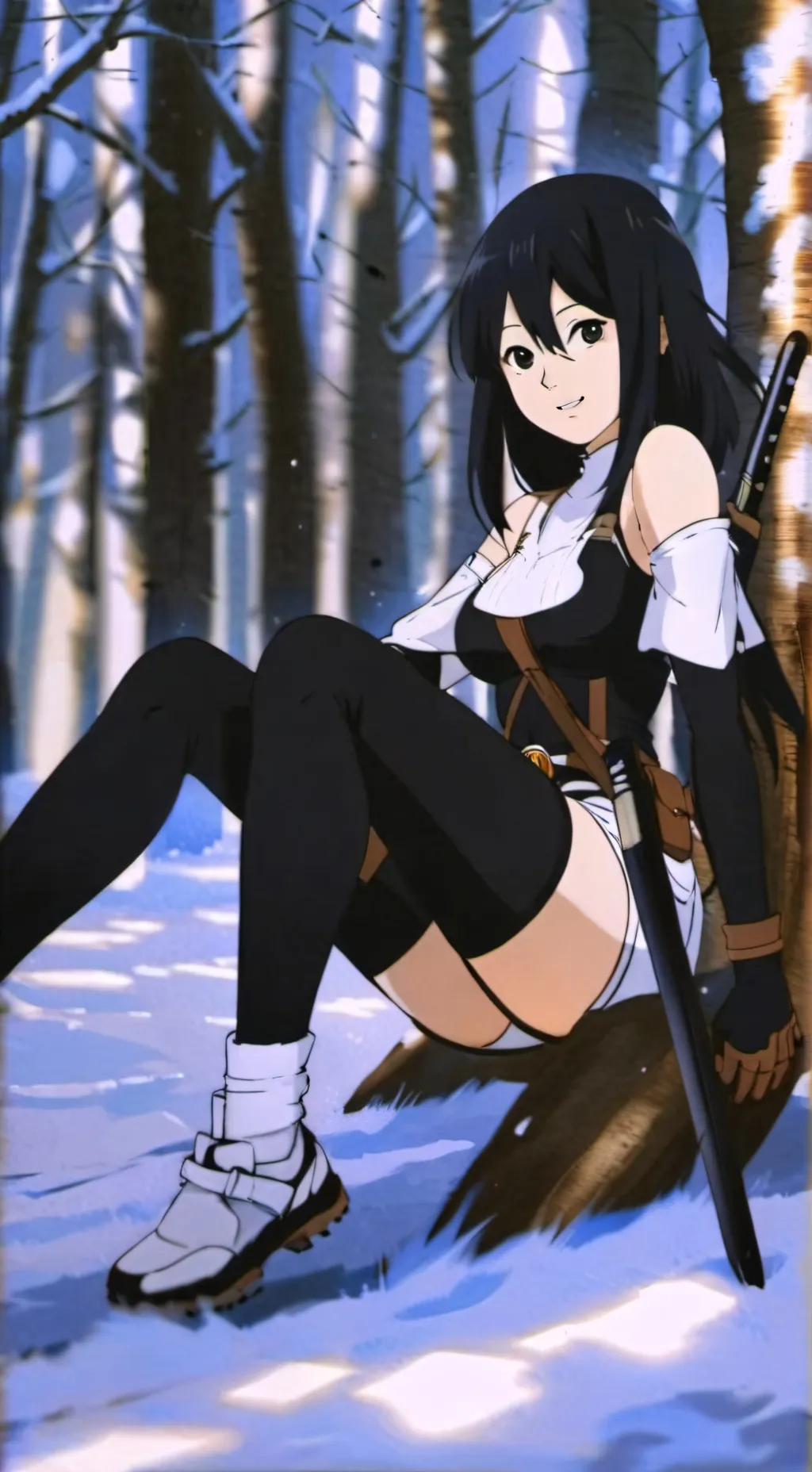 ai character: Kiyomi uchira background