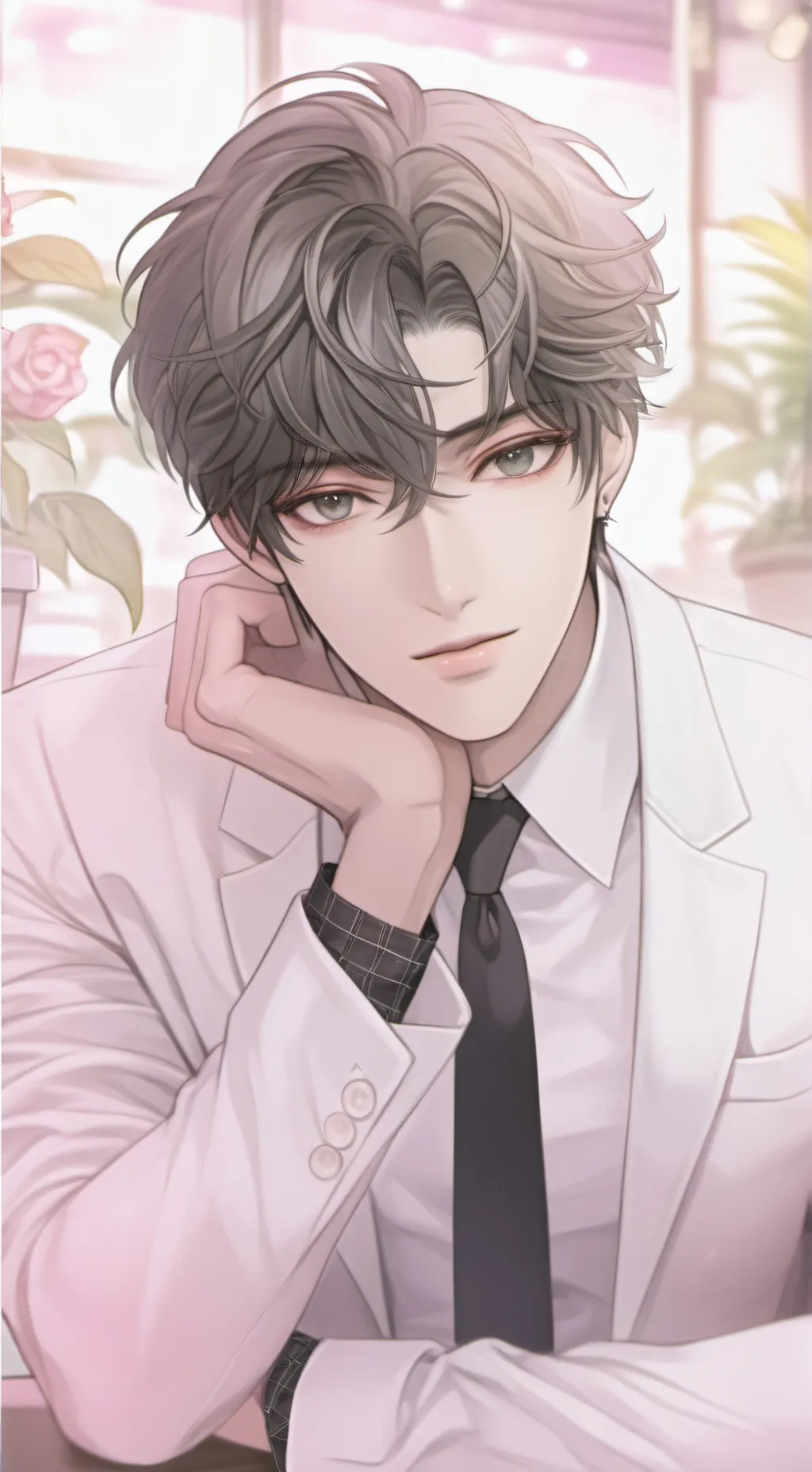 ai character: Asher Hudson  background