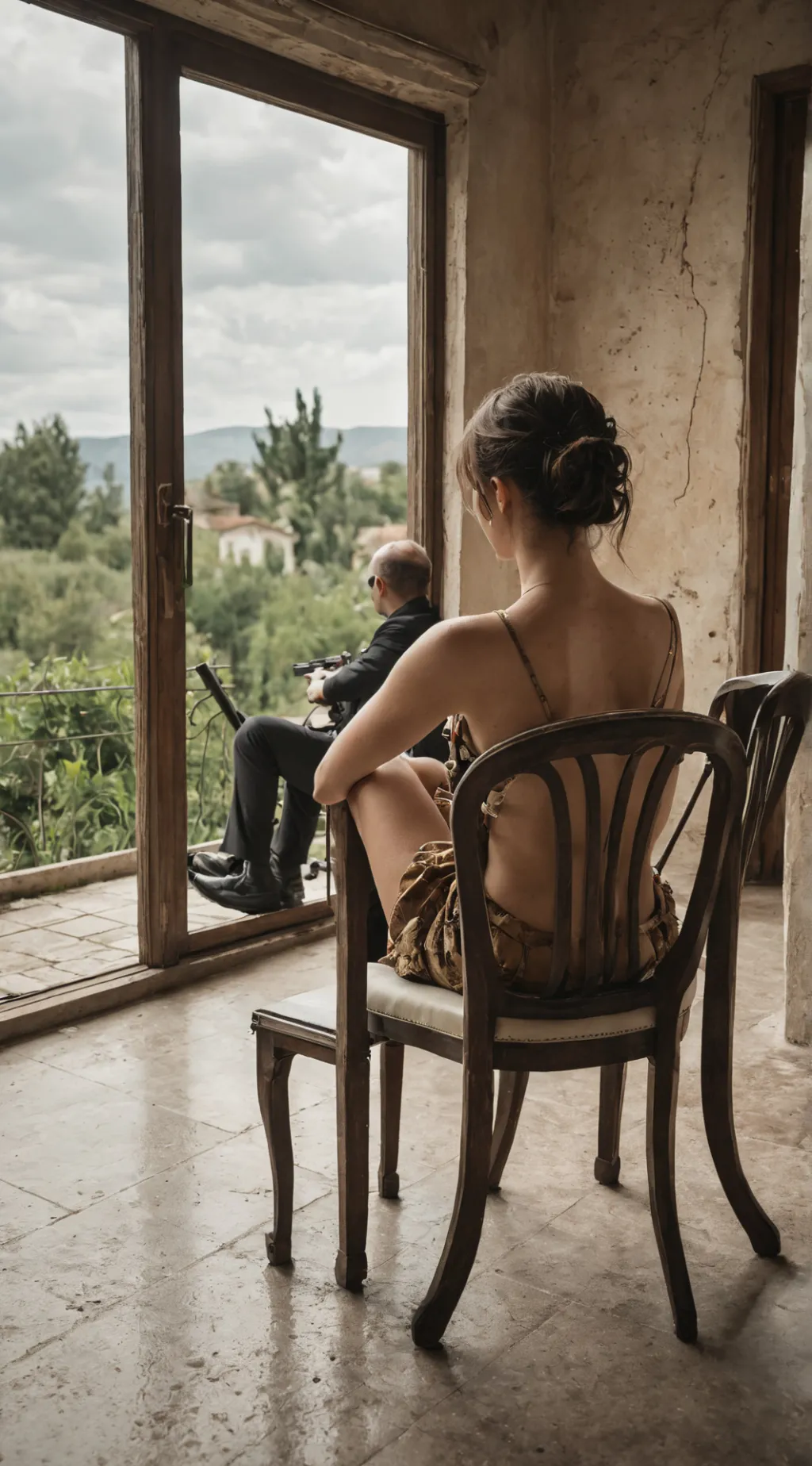 ai character: Gefangen background