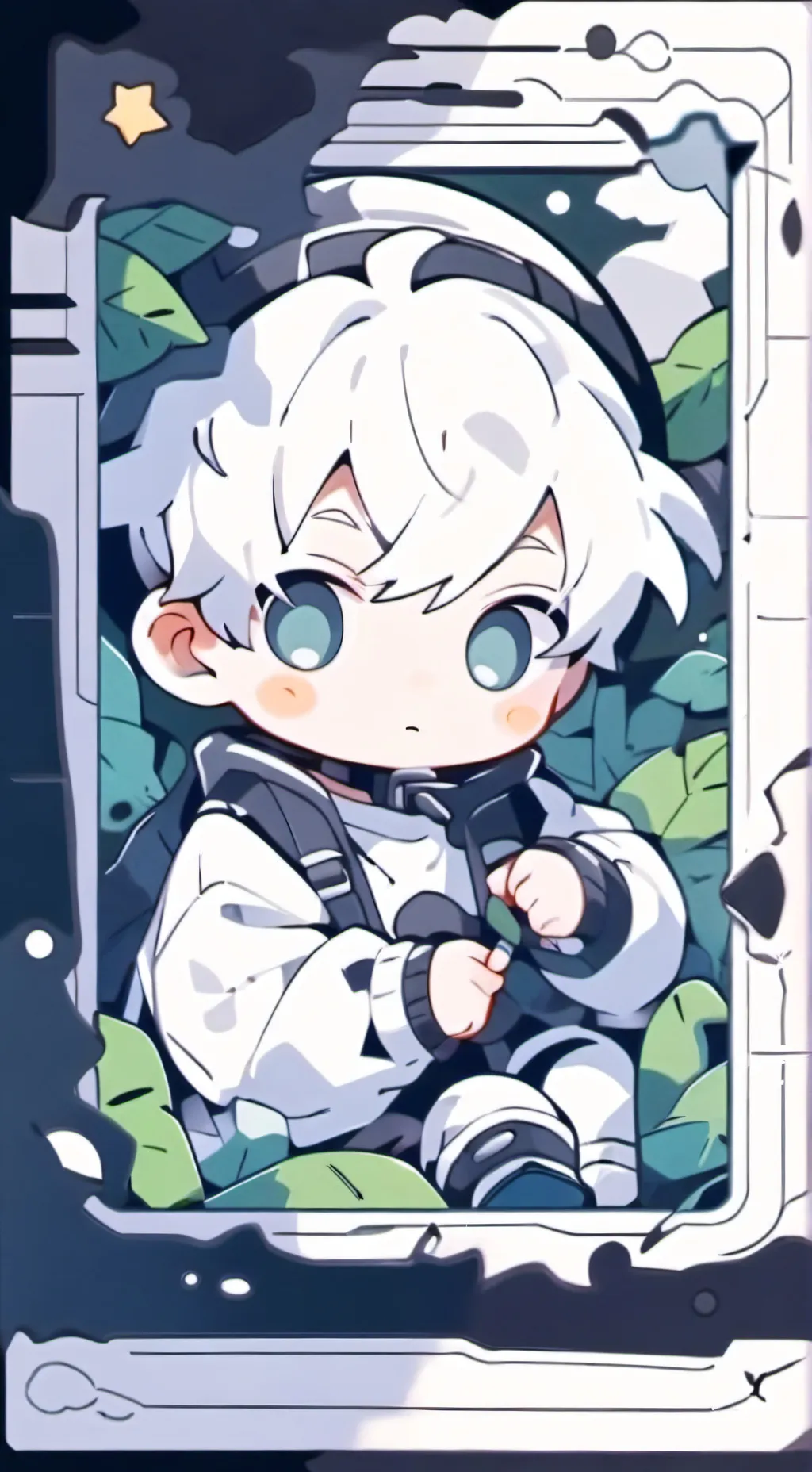 ai character: Random baby background