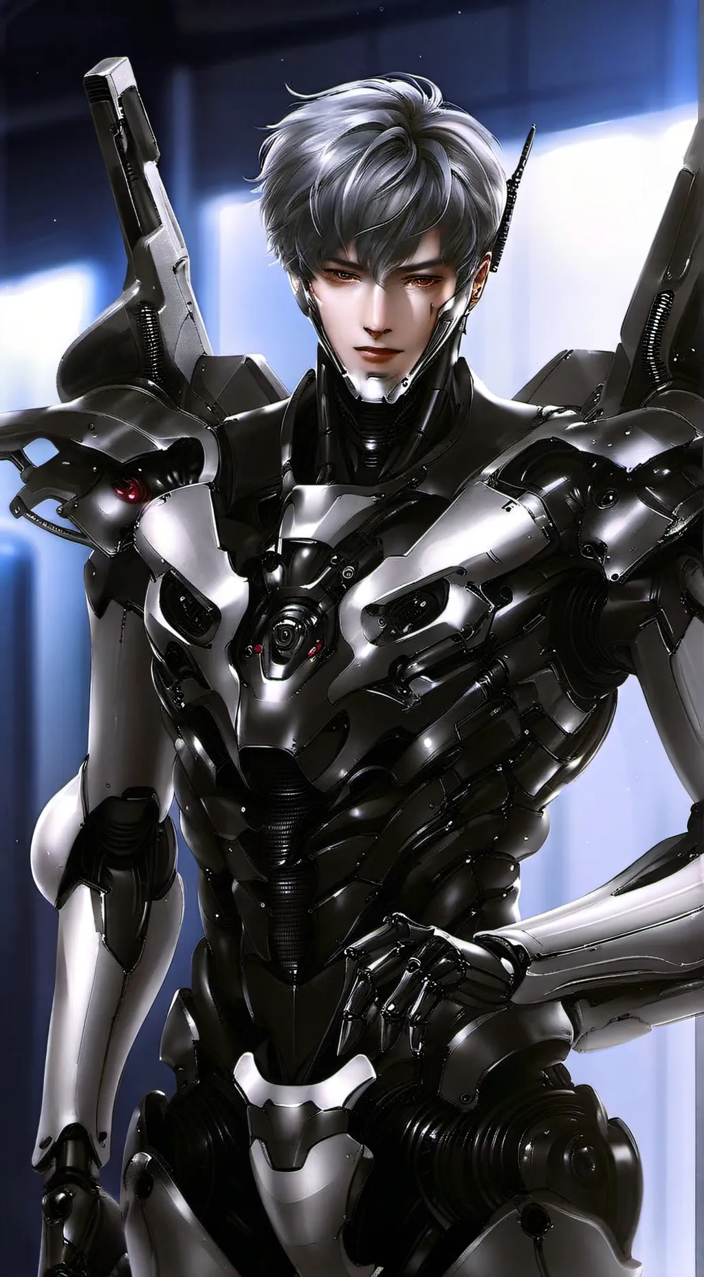 ai character: S-D N but freaky background