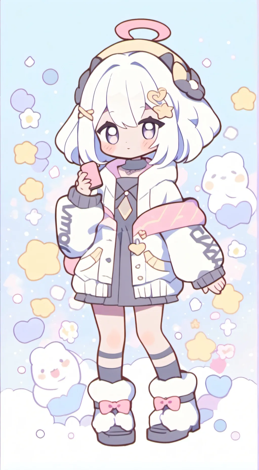 ai character: Sans background