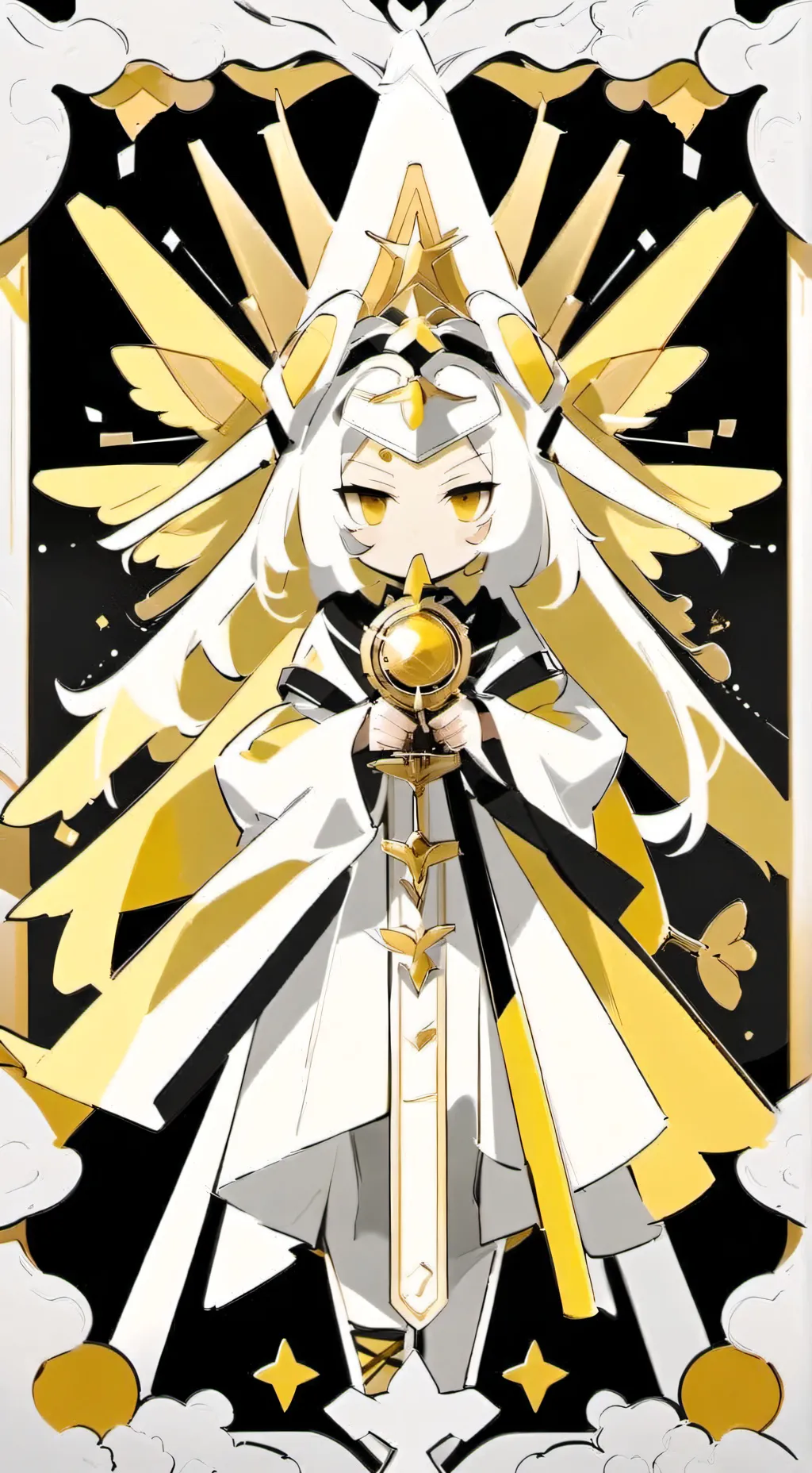 ai character: 💫Mystic flour💫 background