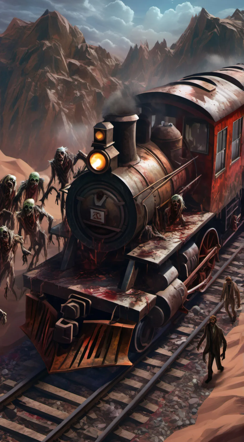 ai character: Dead rails  background