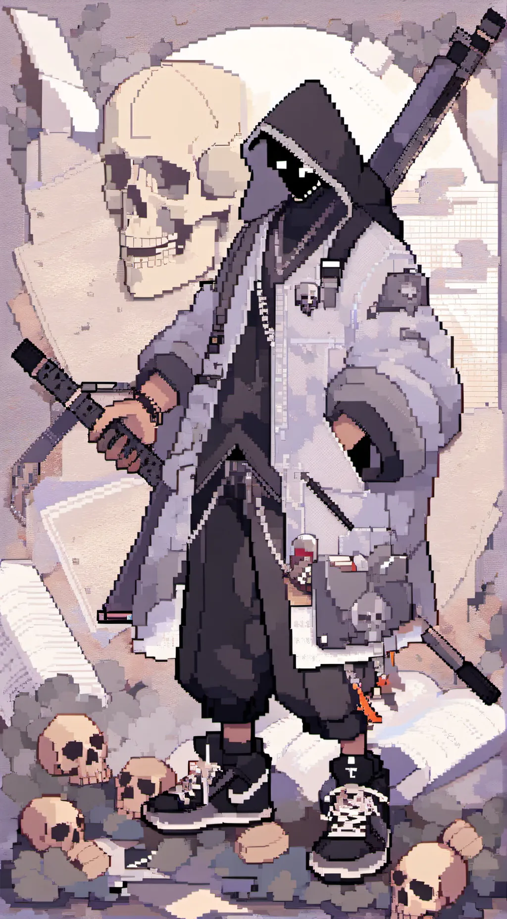 ai character: Death note!!!!!!!! background