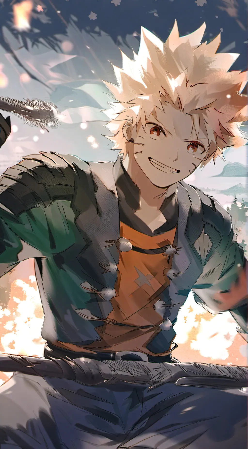 ai character: bakugo background