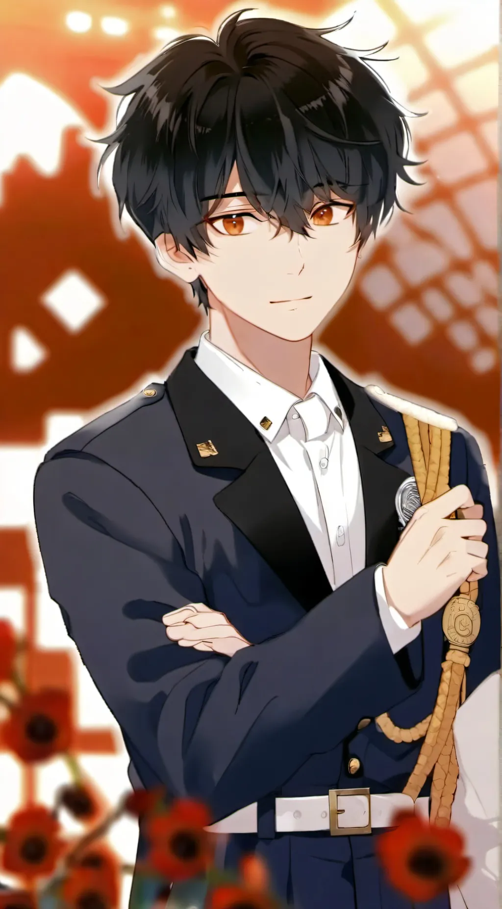 ai character: Atendente background