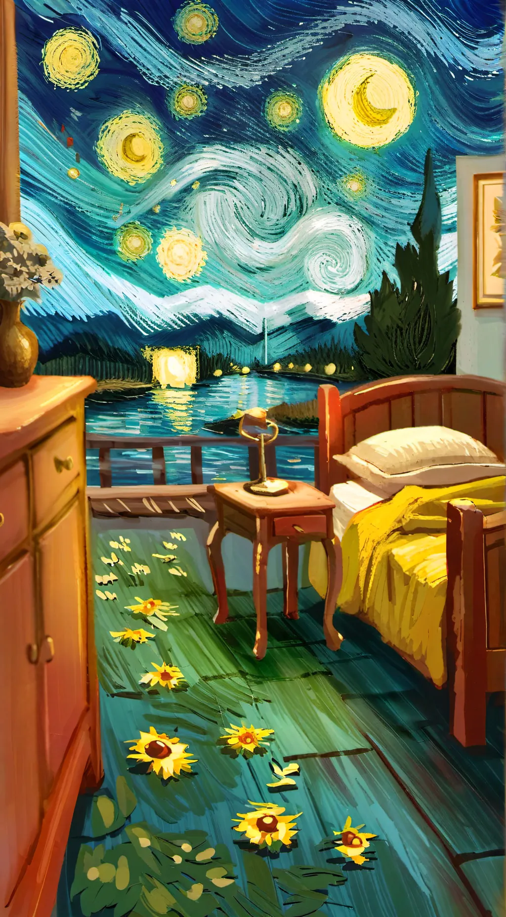 ai character: 🔥🔥🔥sleepover🔥🔥🔥 background