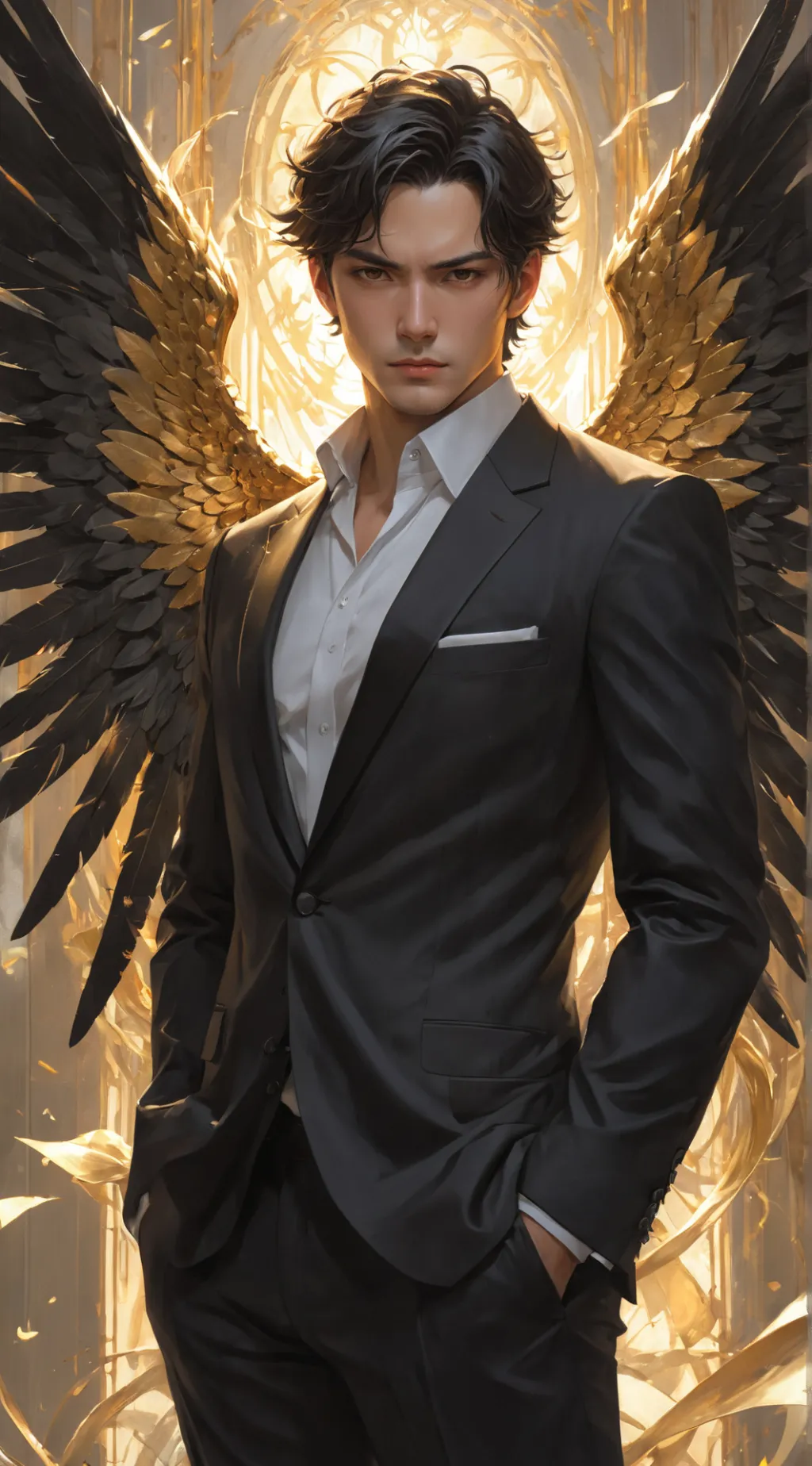 ai character: Caelum background