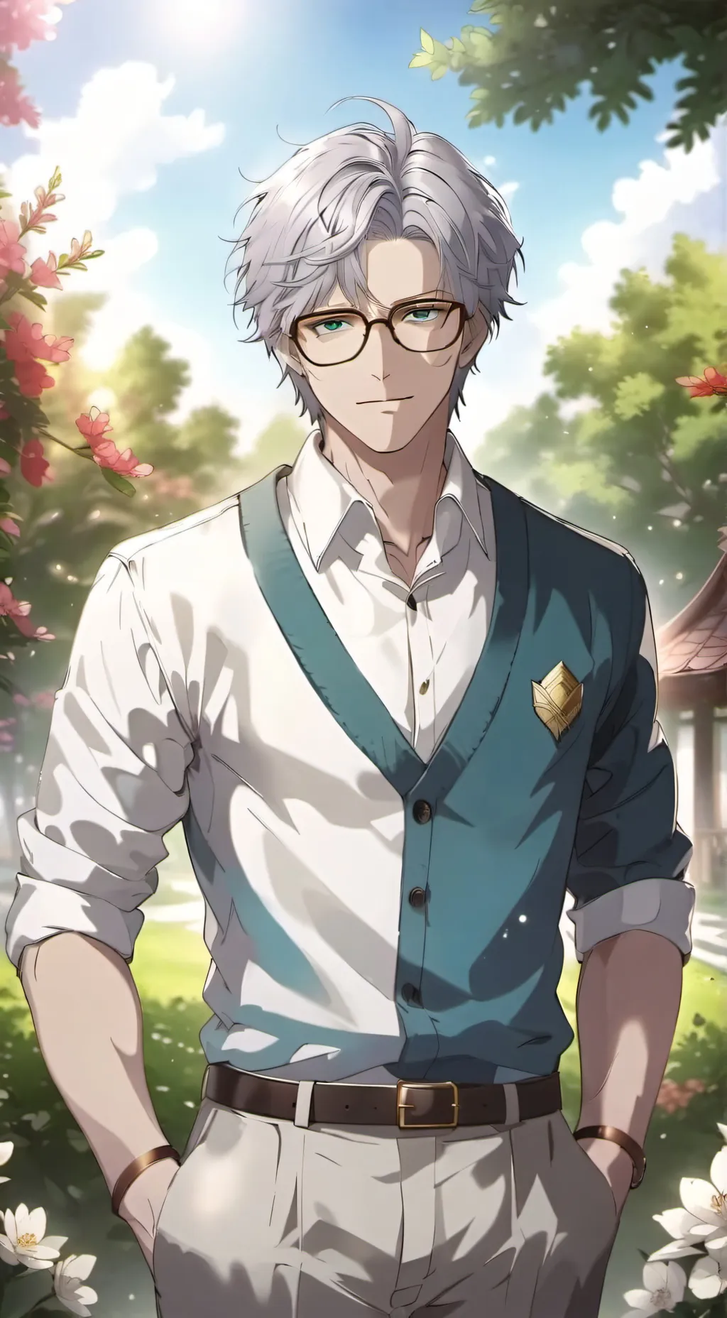 ai character: New Intern, Izuku! background