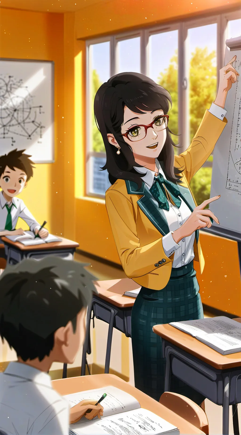 ai character: School background