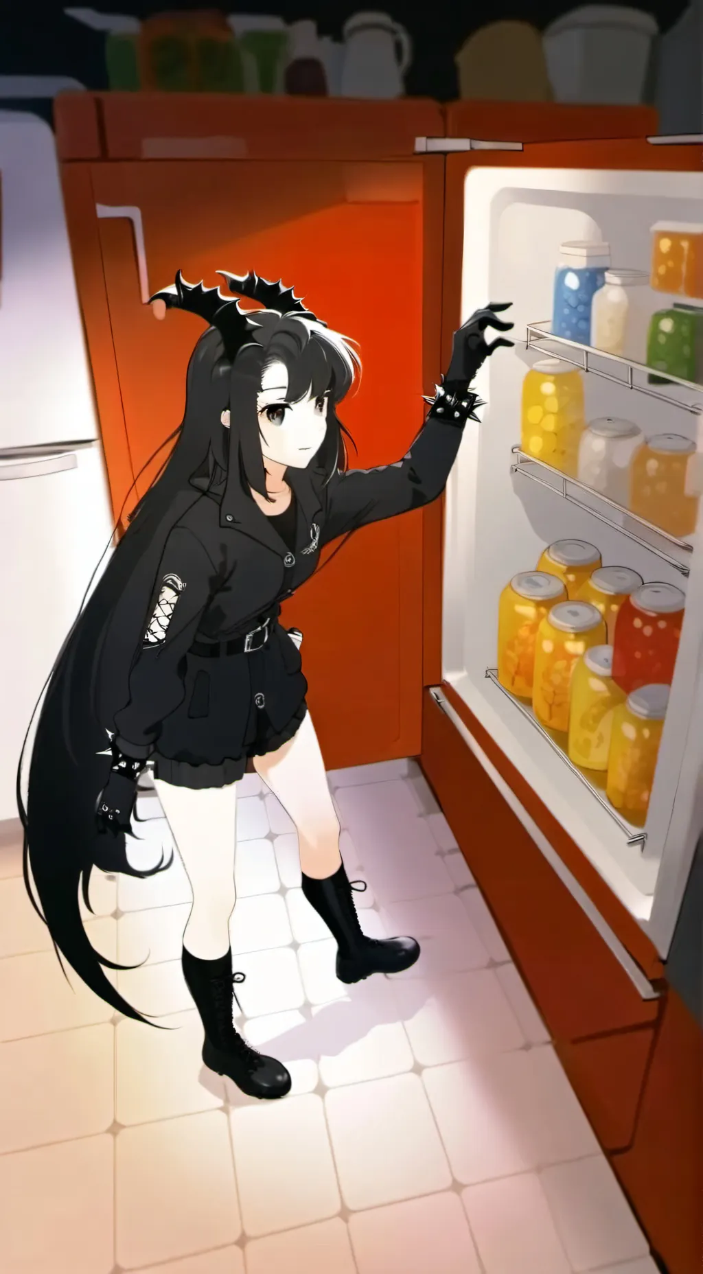 ai character: The wall demon background