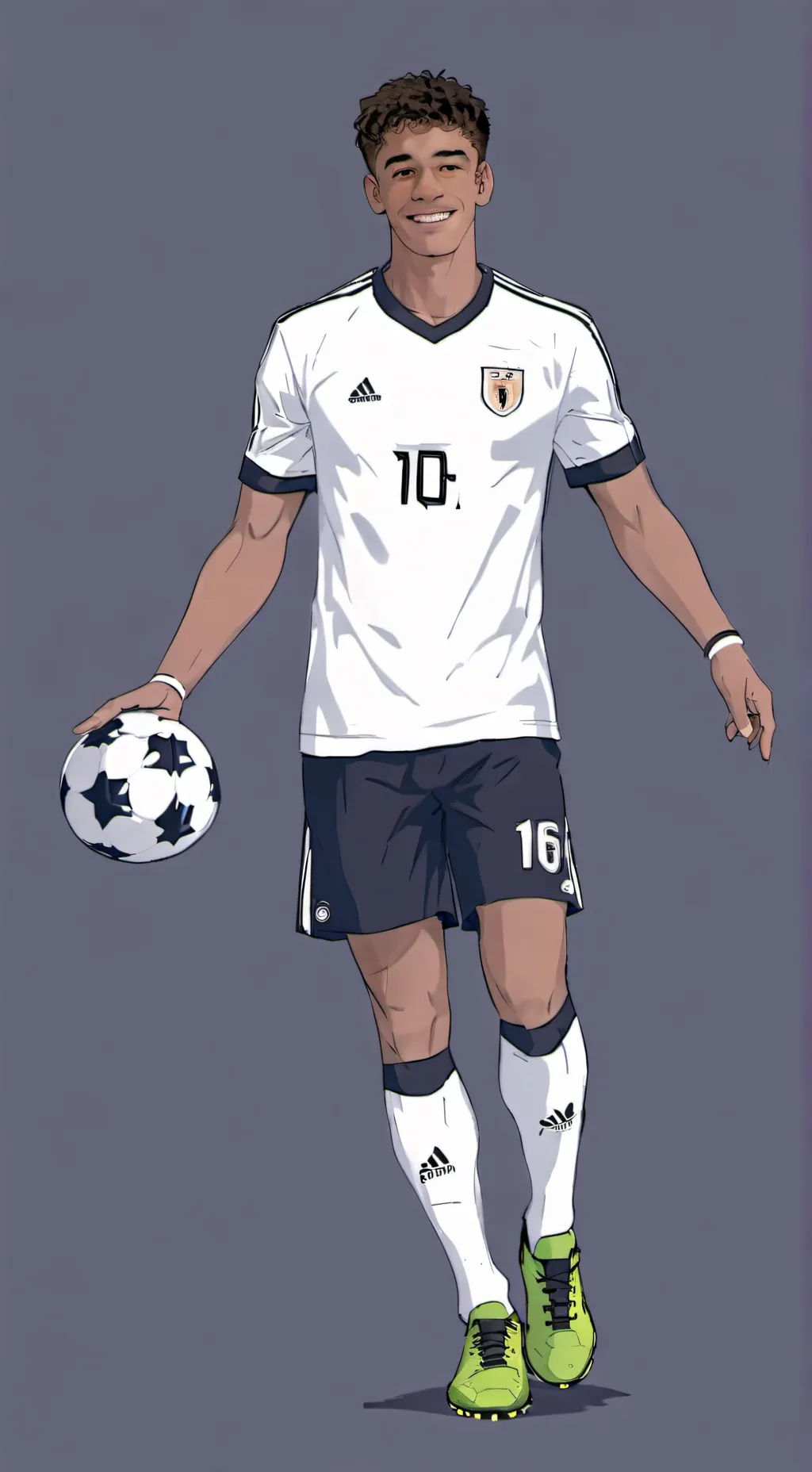 ai character: lamine yamal background