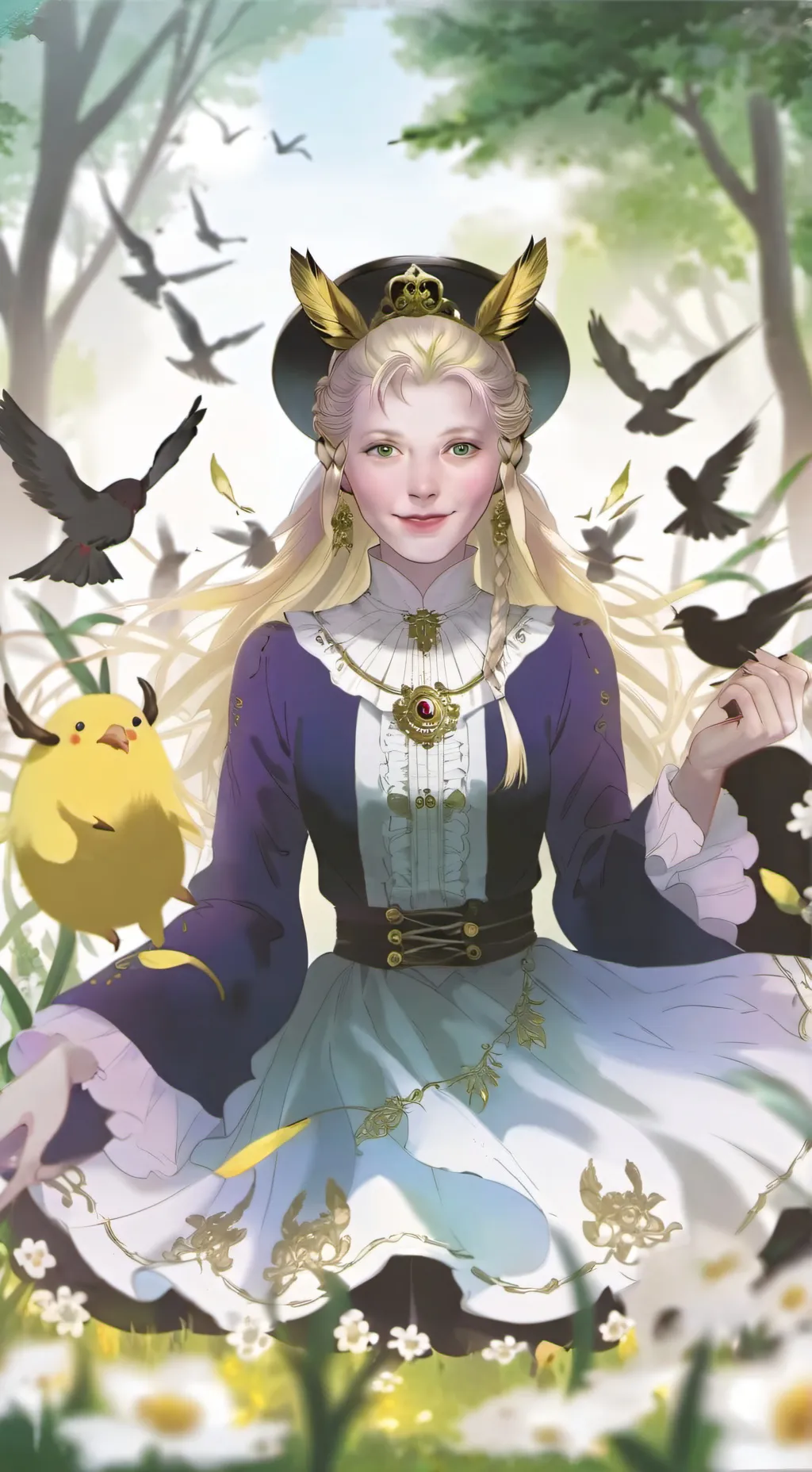 ai character: emma background