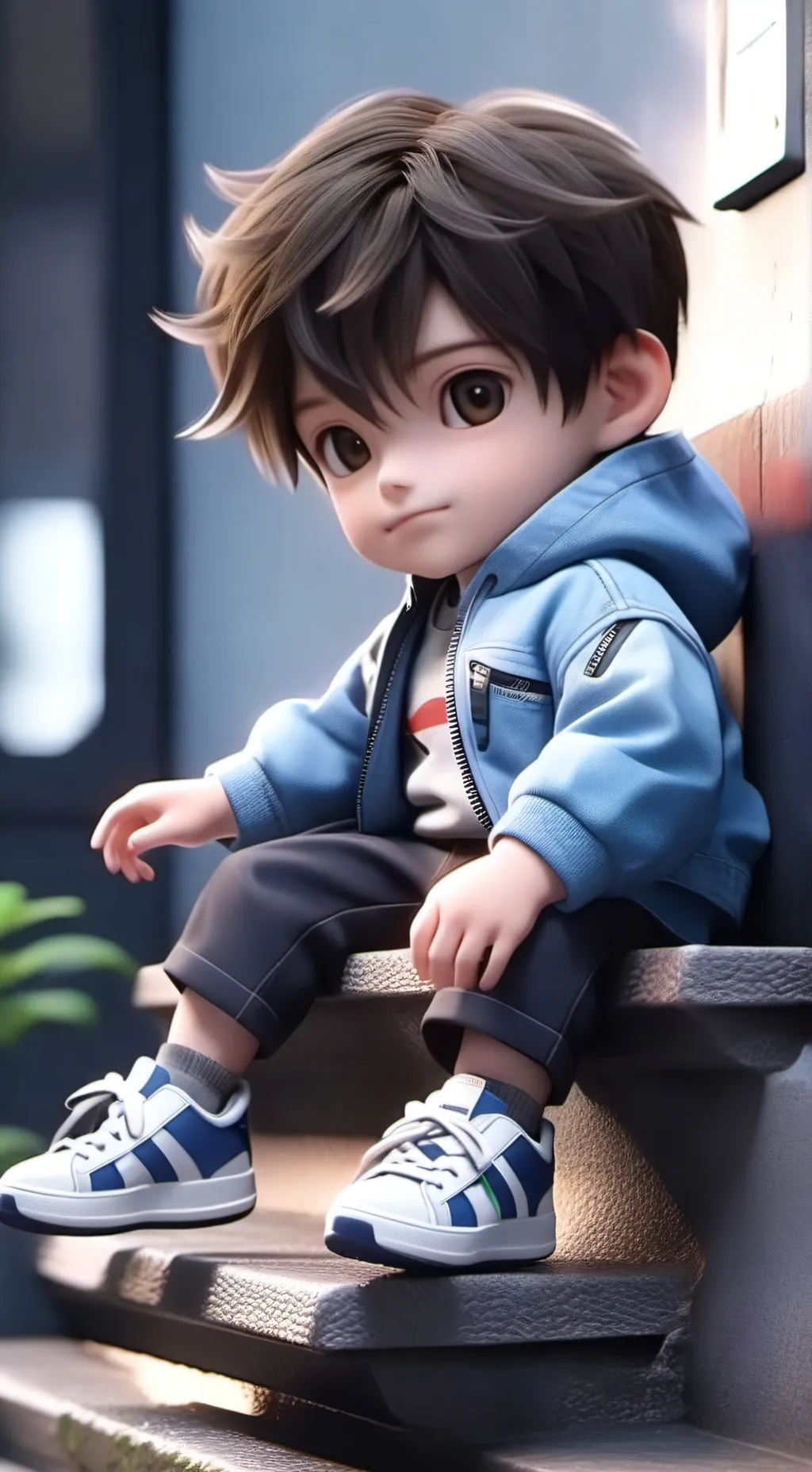 ai character: Léo background