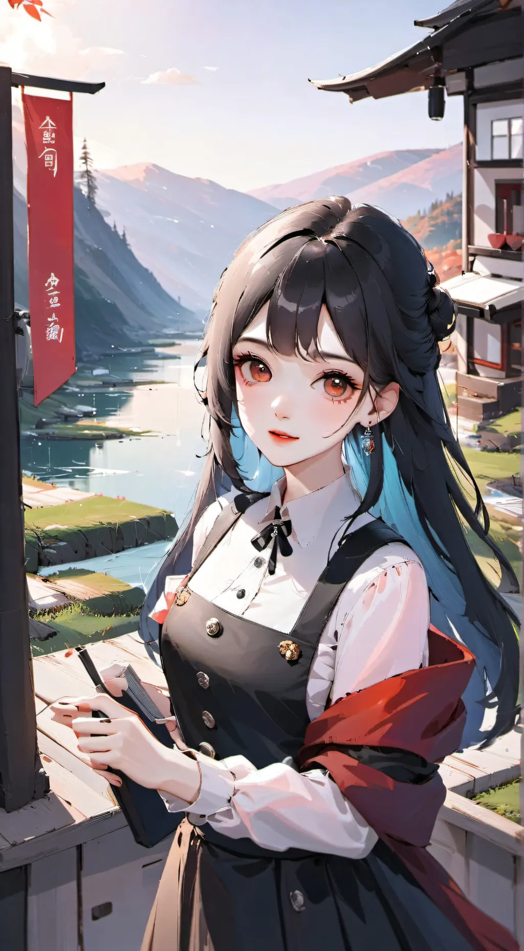 ai character: Komi background