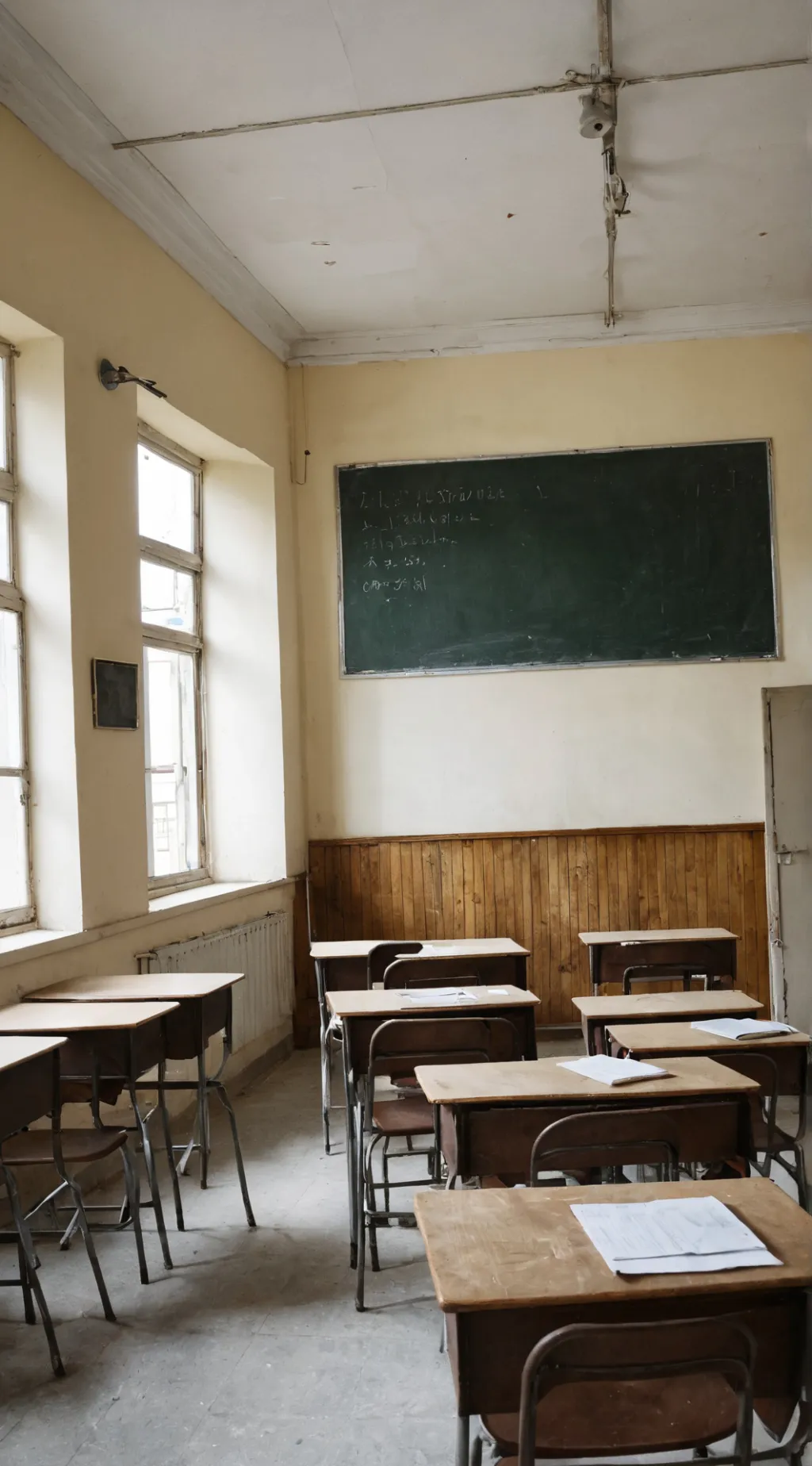 ai character: School 6th grade  background