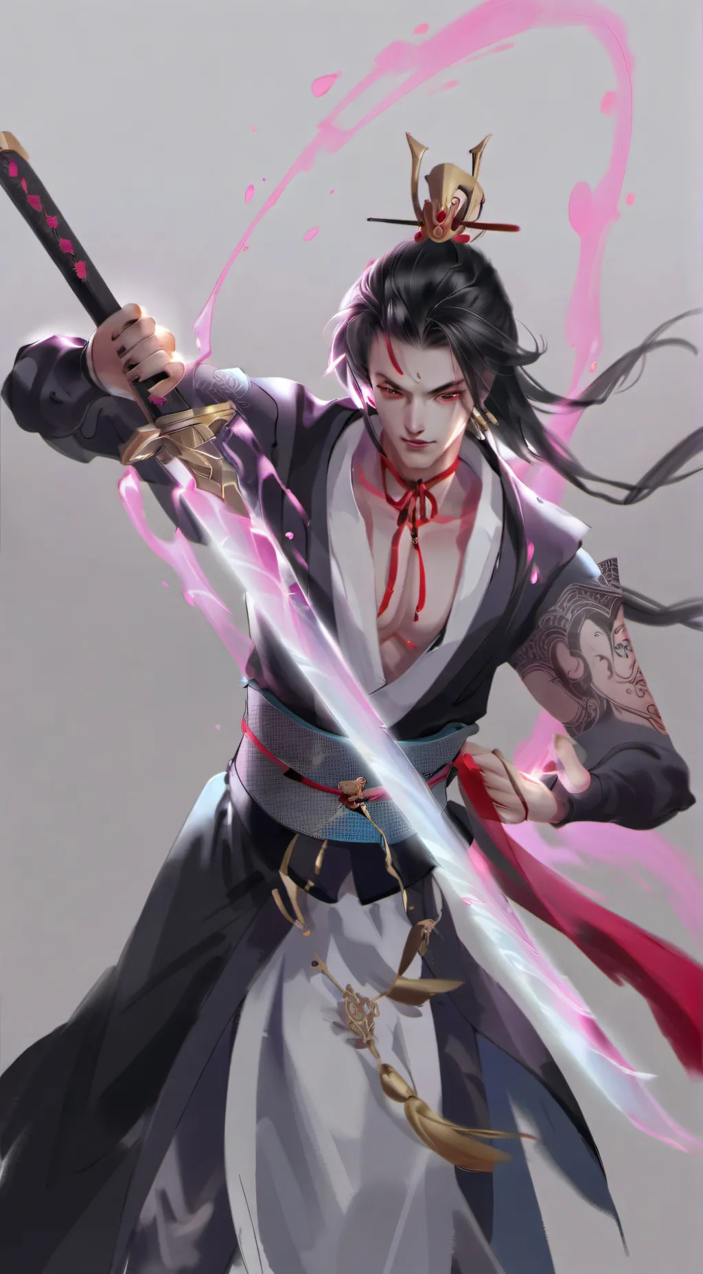 ai character: Samurai Fight background