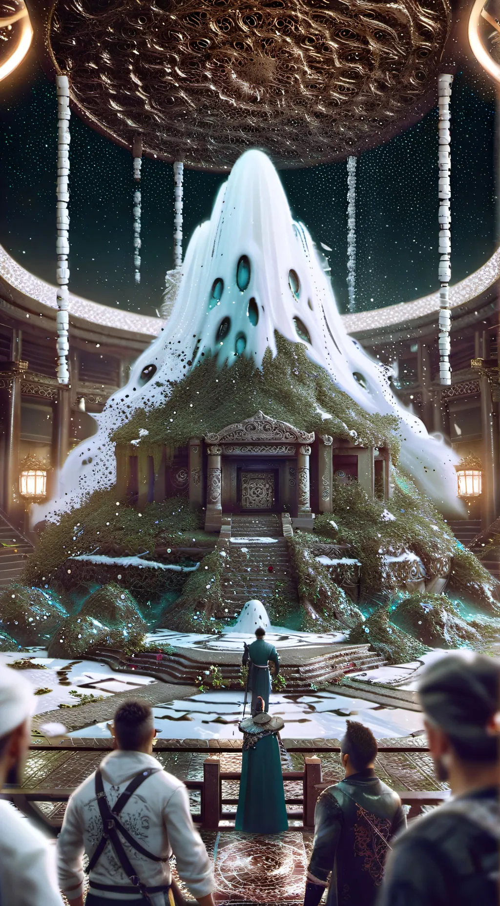 ai character: que aras background