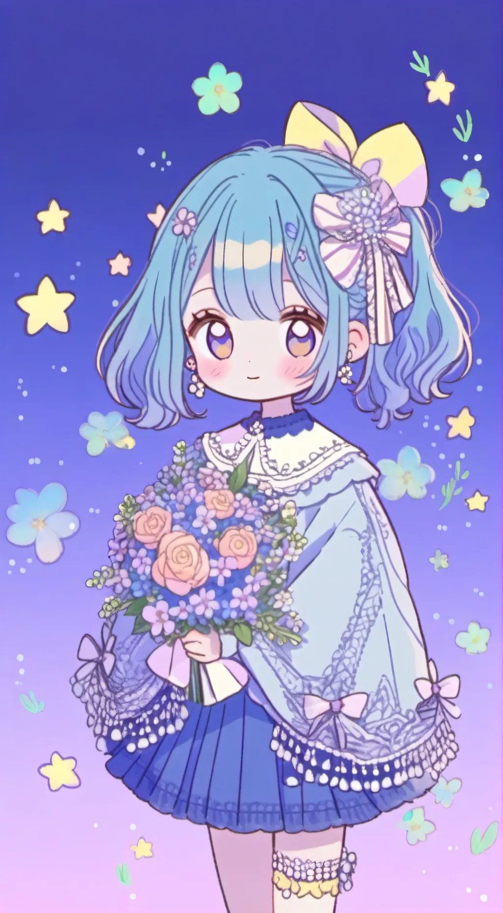 ai character: Rainbow guard  background