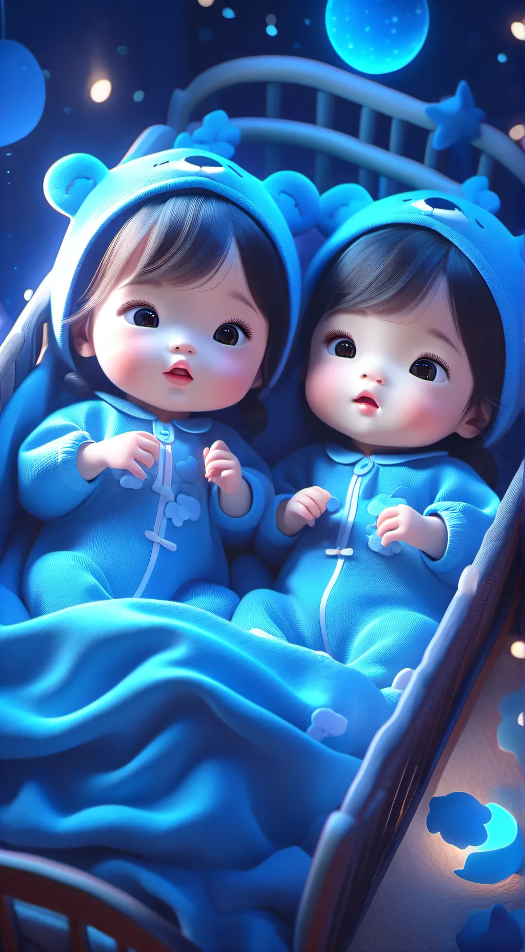 ai character: Lina and Lin background