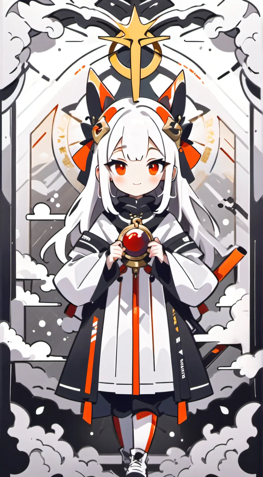 ai character: gatita background