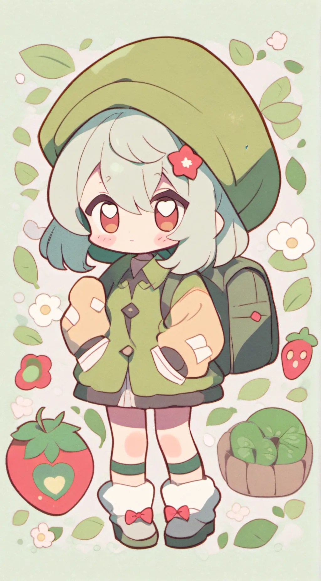 ai character: Bebé de un mes🫩🫩 background