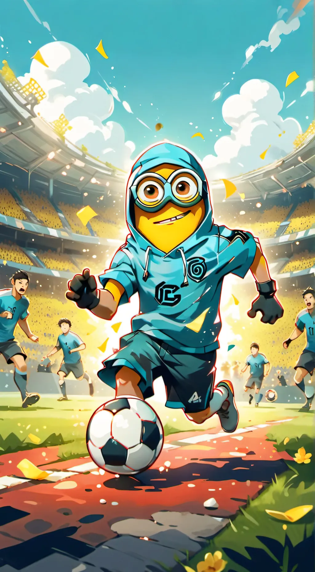 ai character: My name is footbal background