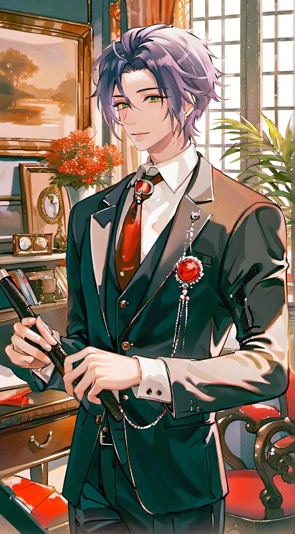 ai character: Magnes  background