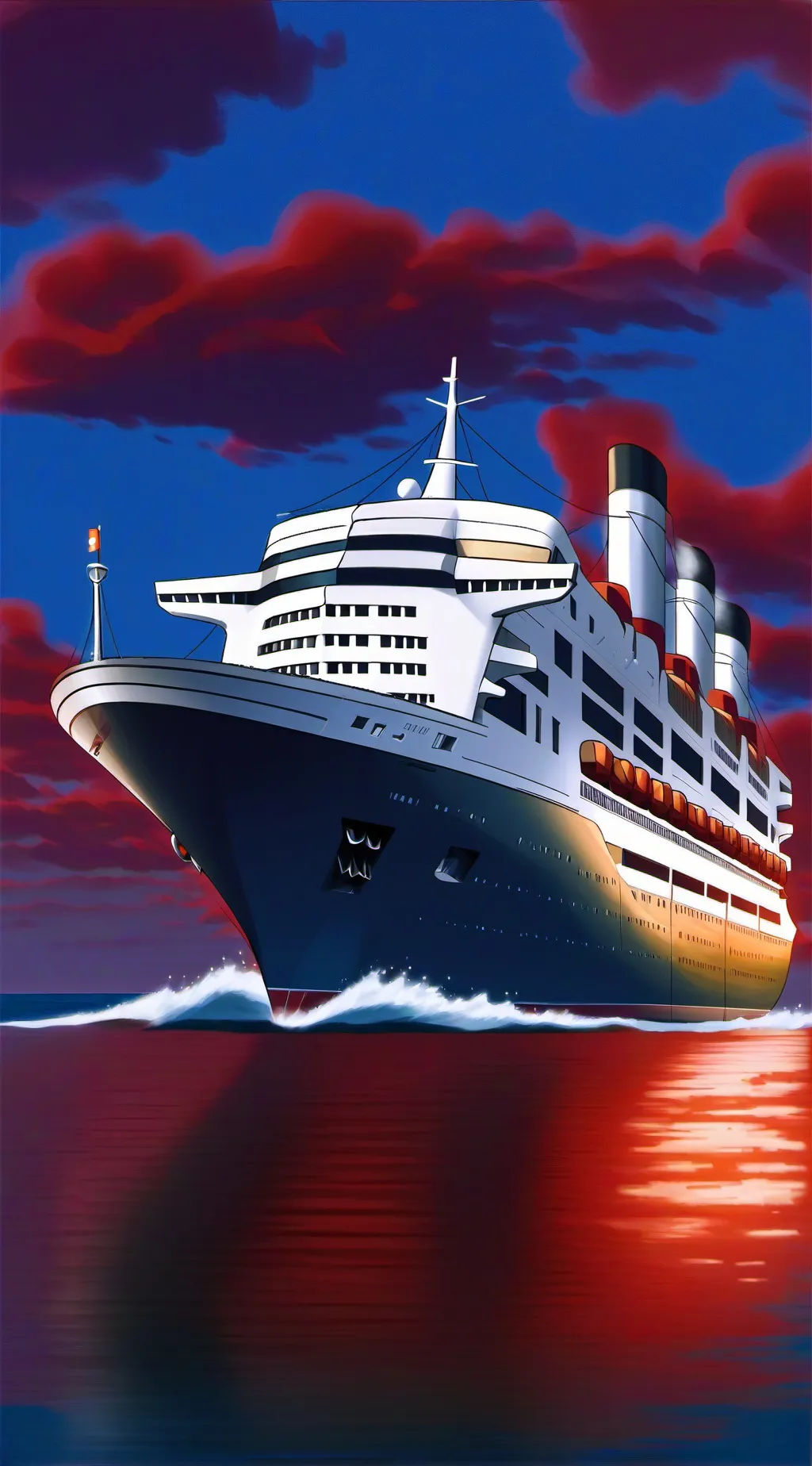 ai character: Sprunki ship background