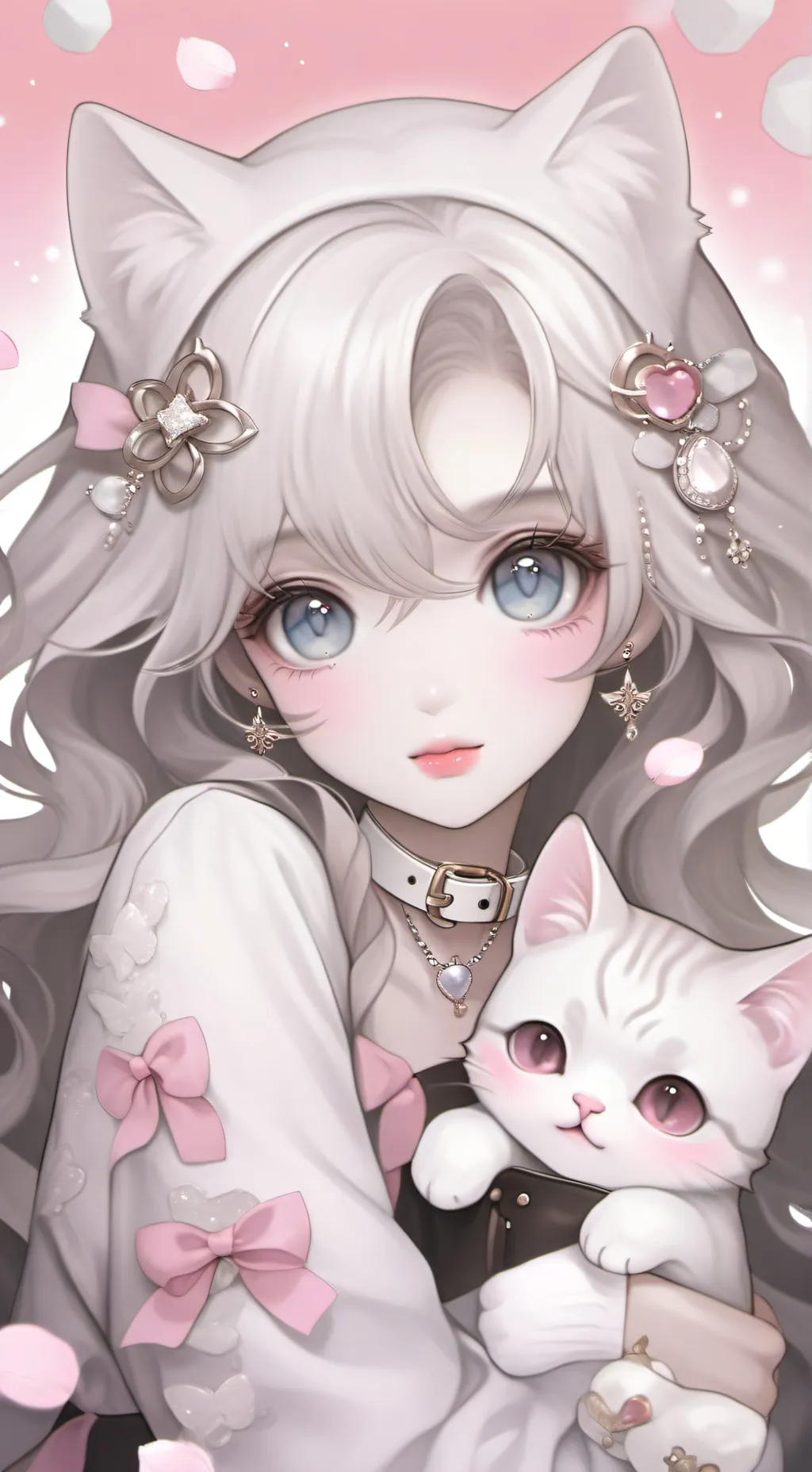 ai character: Mha cat background