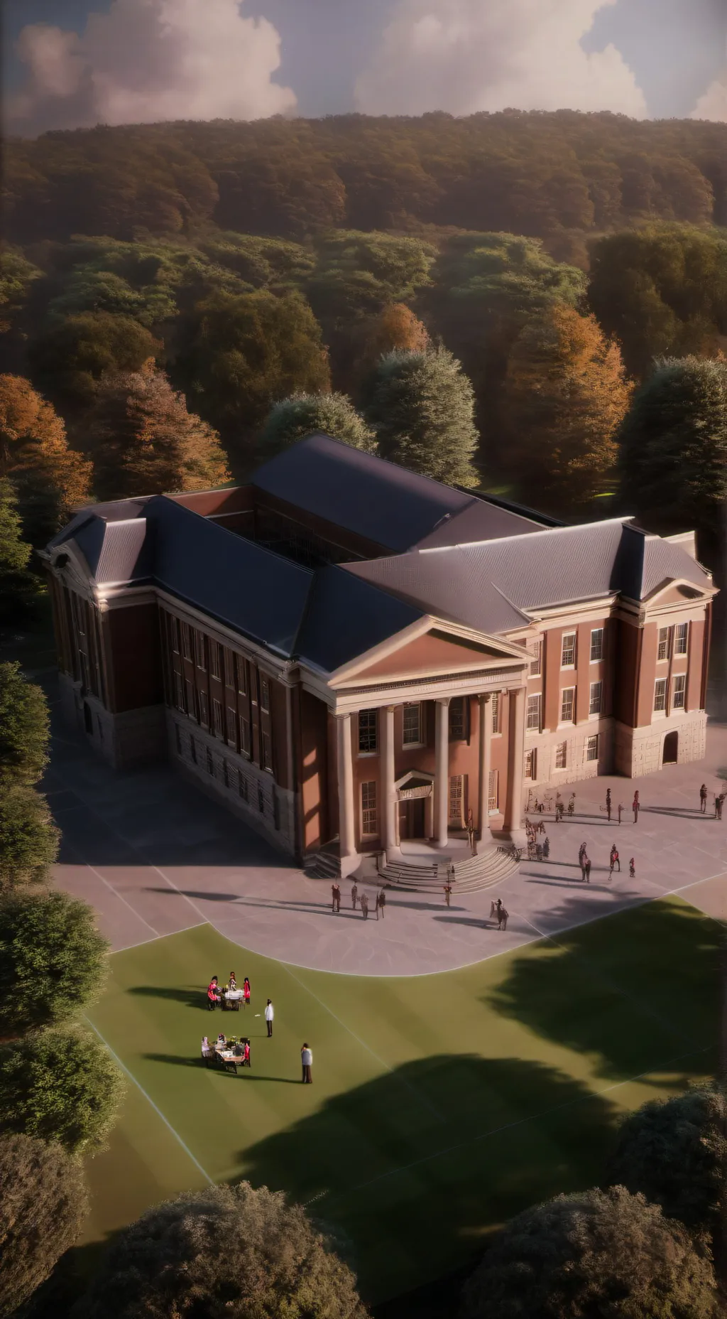 ai character: Sus school background