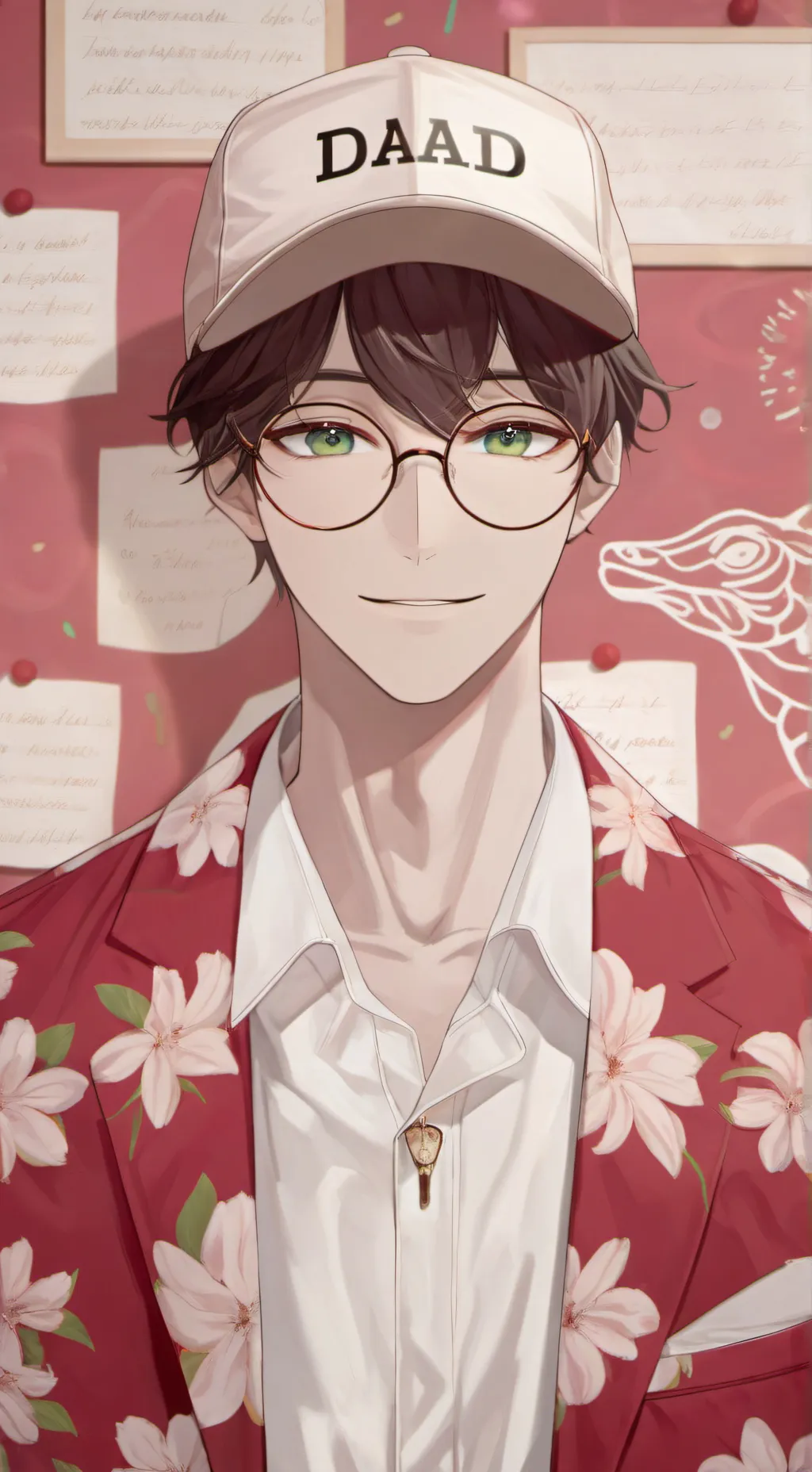 ai character: Prof. DadJokes background